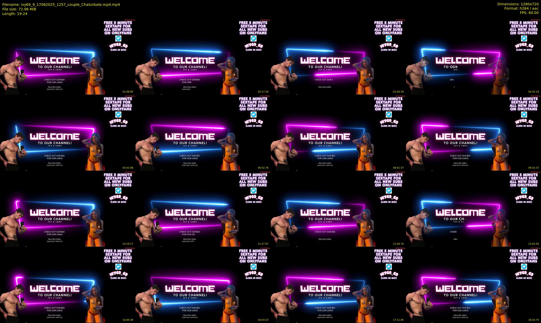 ivy69_9 — 20 minute Chaturbate couple cam show recording, 720p, Aug 17, 2025