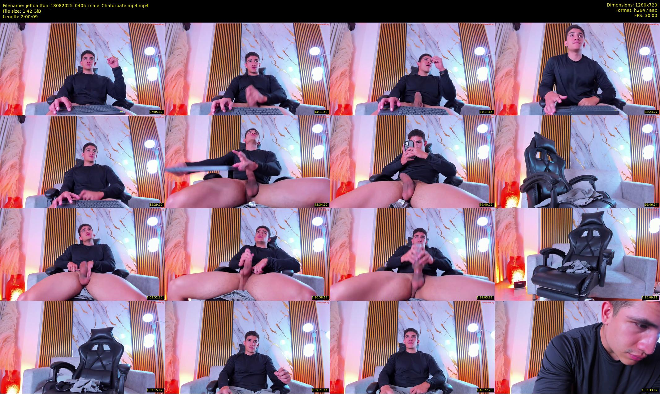 jeffdaltton — 121 minute Chaturbate male cam show recording, 720p, Aug 18, 2025