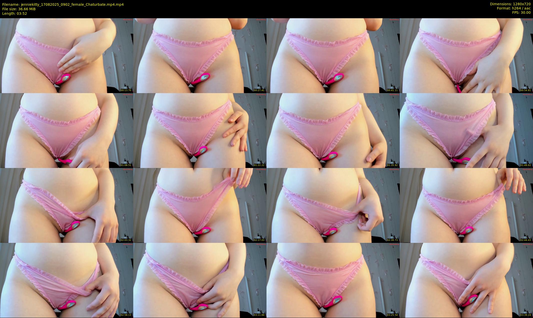 jenniekitty — 4 minute Chaturbate female cam show recording, 720p, Aug 17, 2025