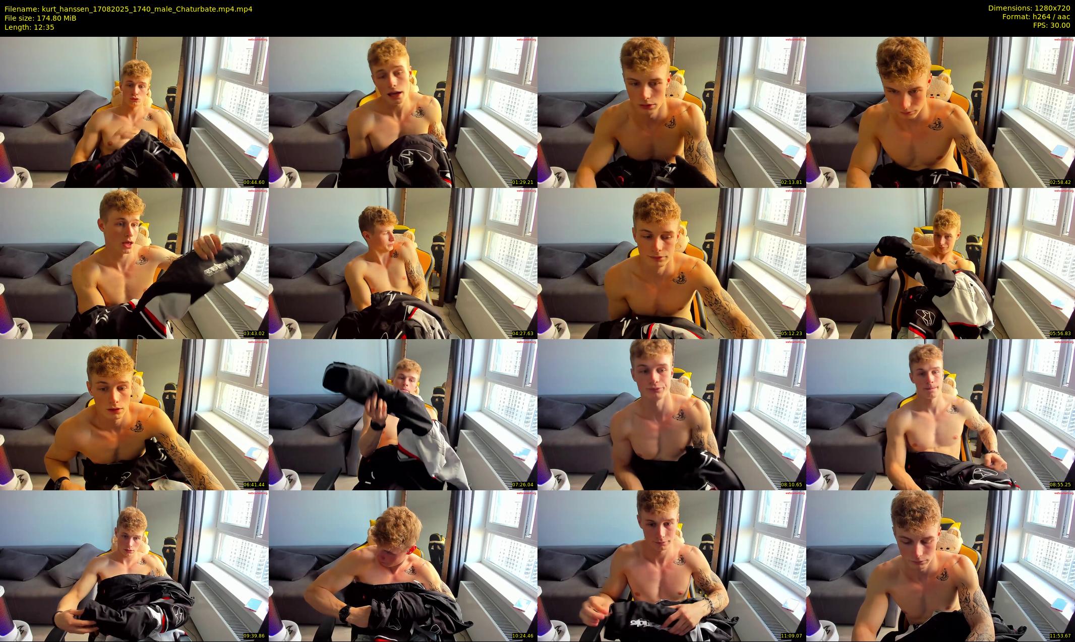kurt_hanssen — 13 minute Chaturbate male cam show recording, 720p, Aug 17, 2025