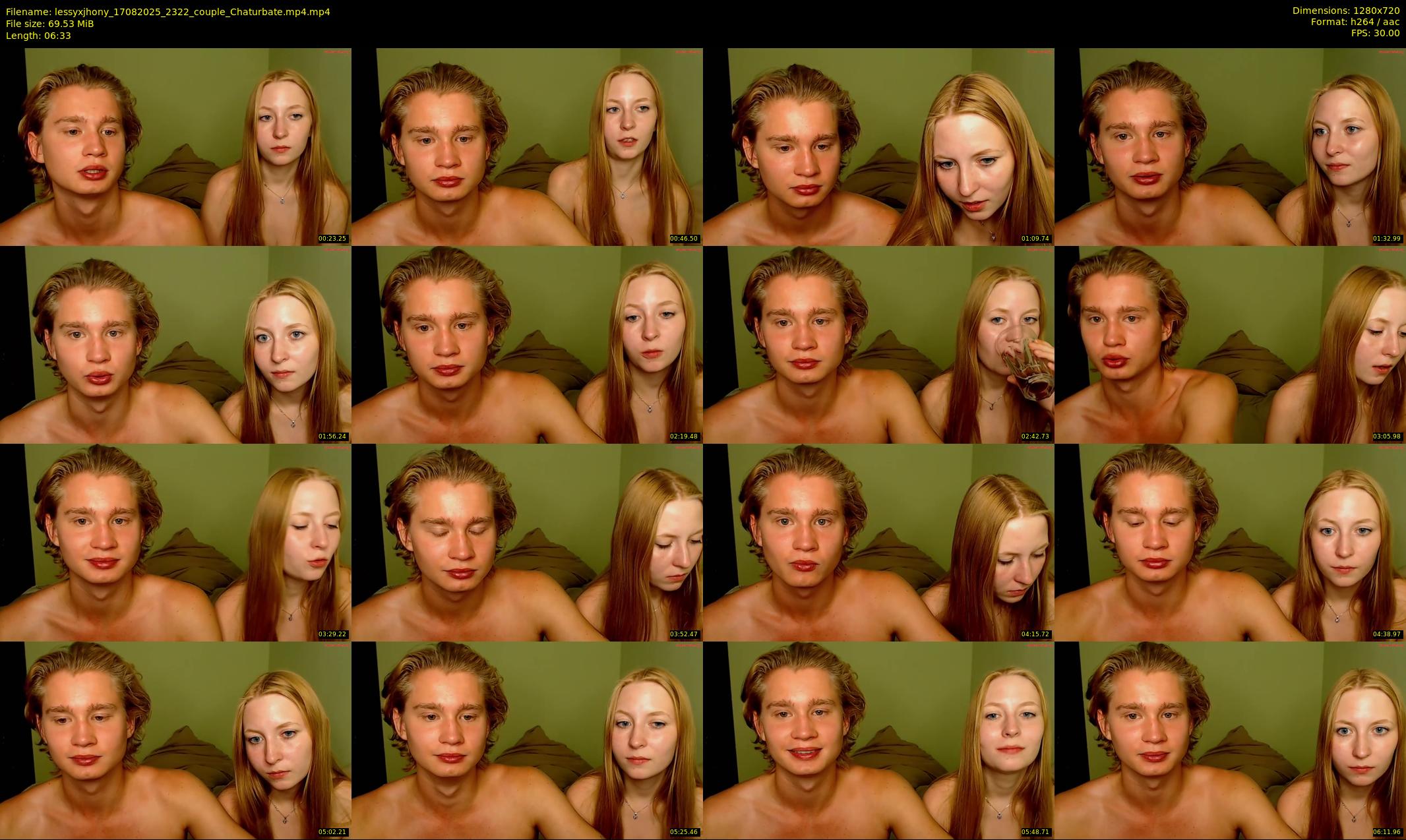 lessyxjhony — 7 minute Chaturbate couple cam show recording, 720p, Aug 17, 2025