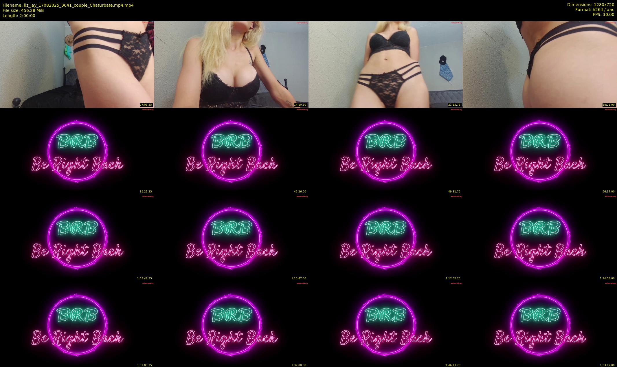 liz_jay — 120 minute Chaturbate couple cam show recording, 720p, Aug 17, 2025