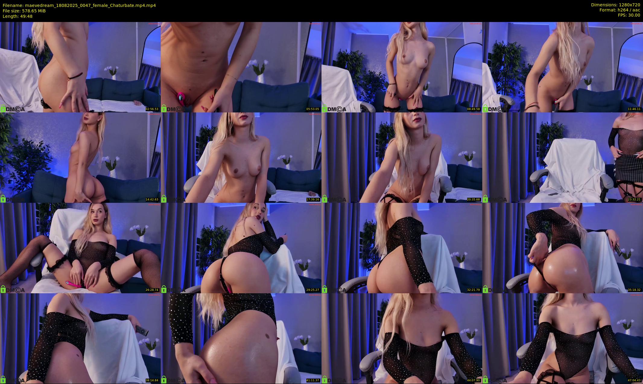 maevedream — 50 minute Chaturbate female cam show recording, 720p, Aug 18, 2025