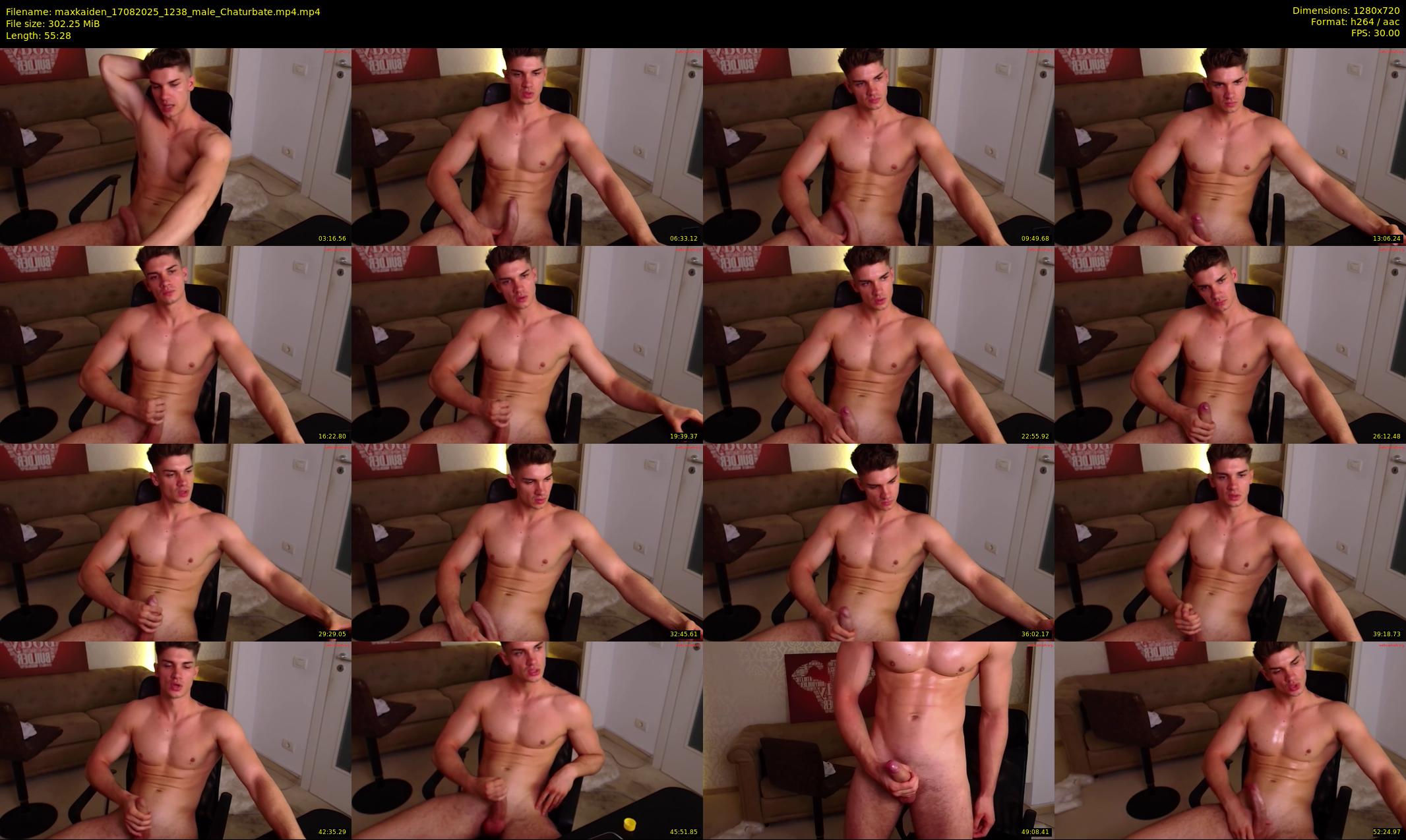 maxkaiden — 56 minute Chaturbate male cam show recording, 720p, Aug 17, 2025