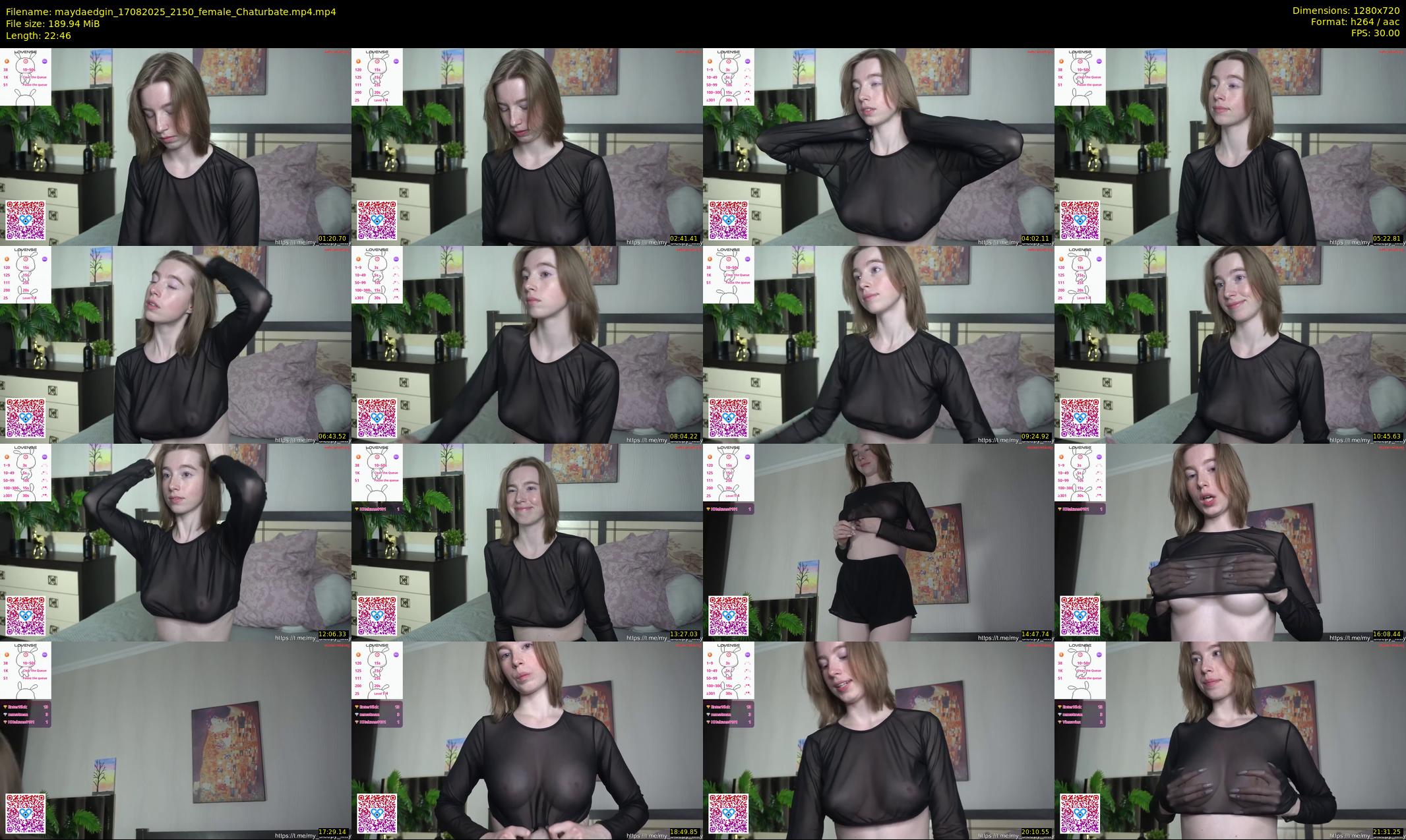 maydaedgin — 23 minute Chaturbate female cam show recording, 720p, Aug 17, 2025