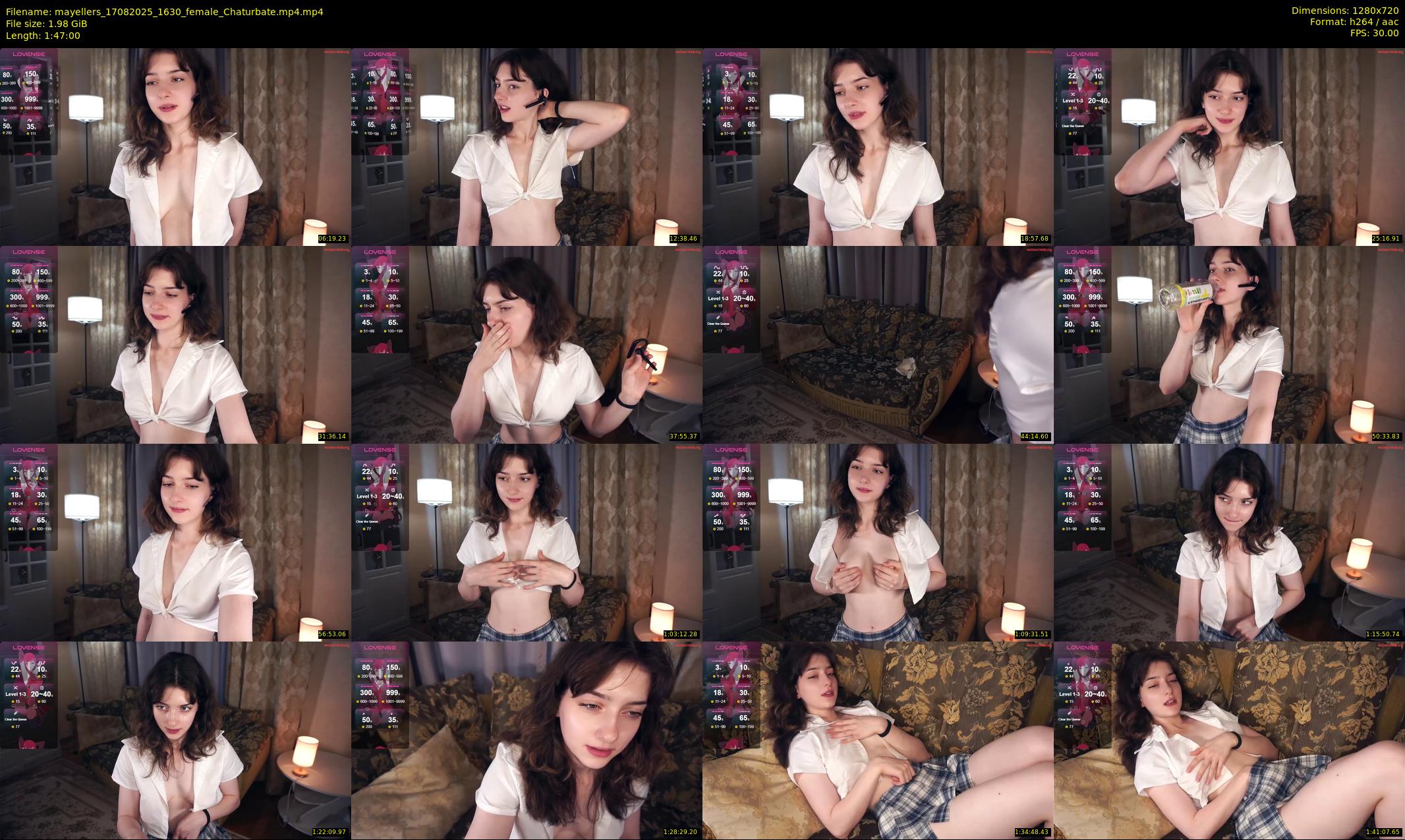 mayellers — 107 minute Chaturbate female cam show recording, 720p, Aug 17, 2025