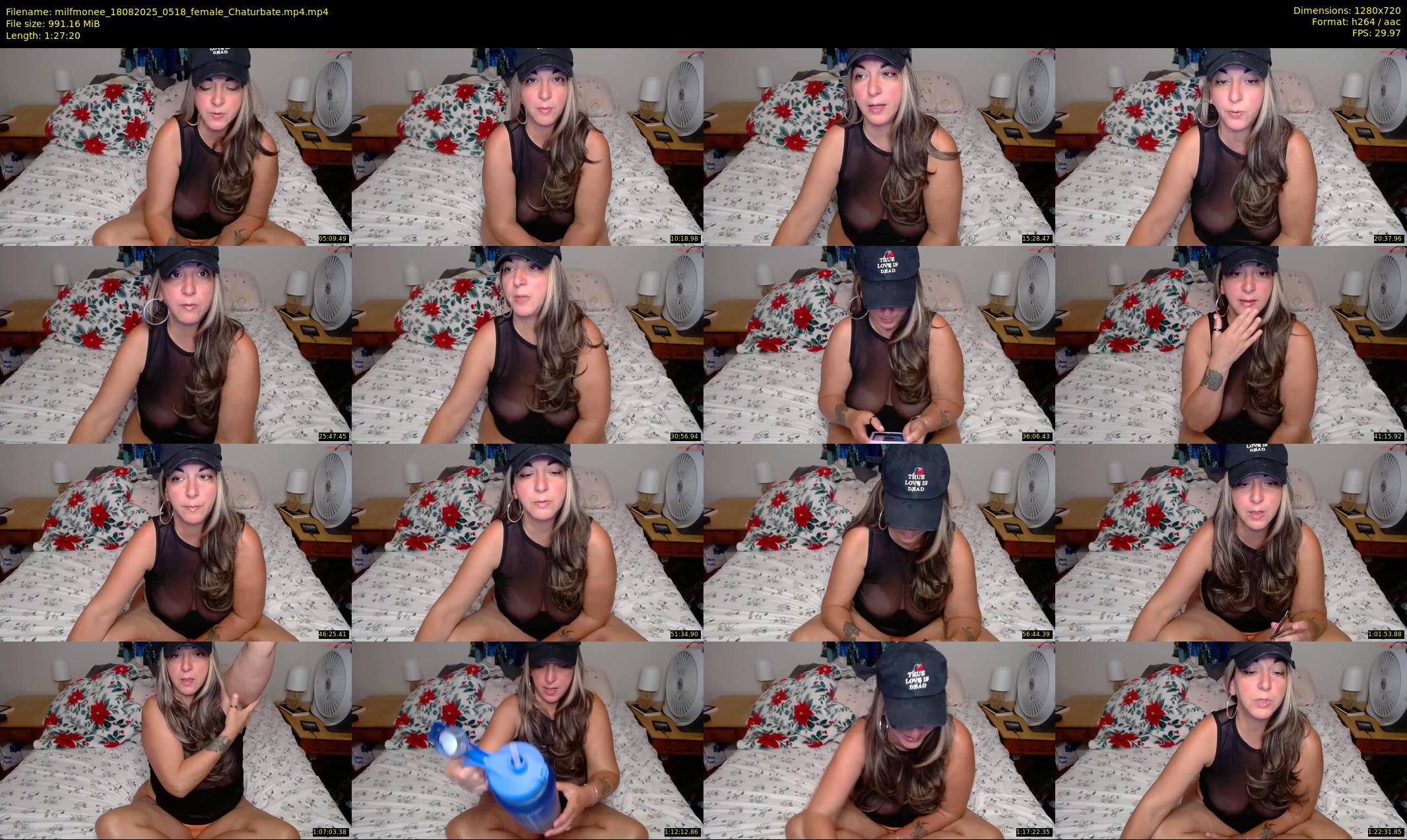 milfmonee — 88 minute Chaturbate female cam show recording, 720p, Aug 18, 2025
