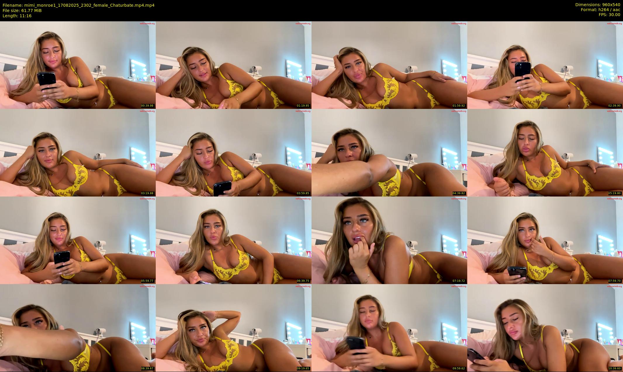 mimi_monroe1 — 12 minute Chaturbate female cam show recording, 480p, Aug 17, 2025