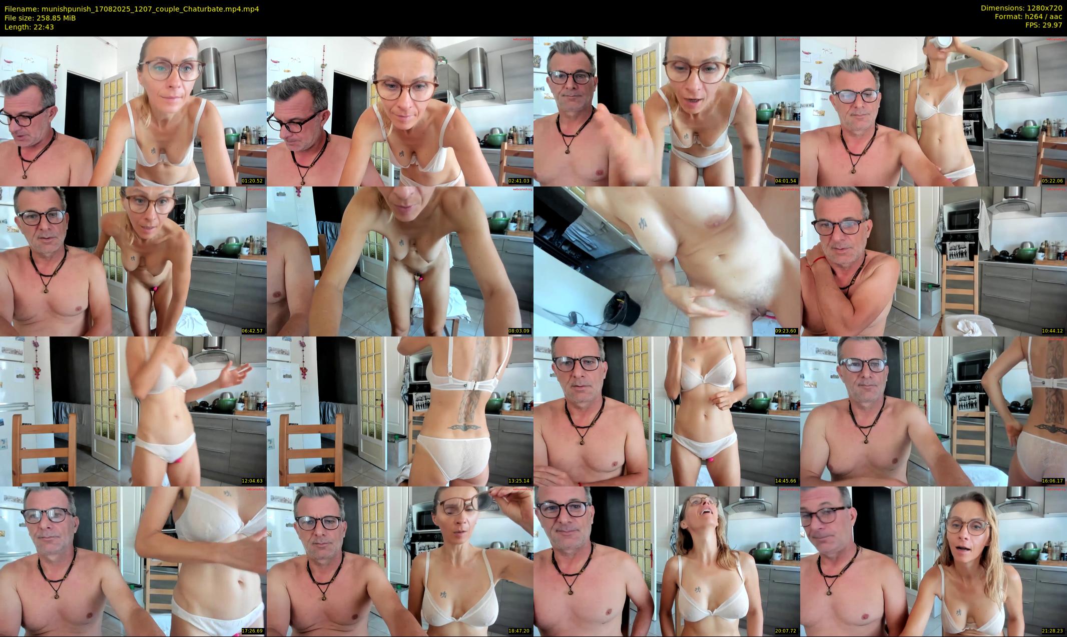 munishpunish — 23 minute Chaturbate couple cam show recording, 720p, Aug 17, 2025