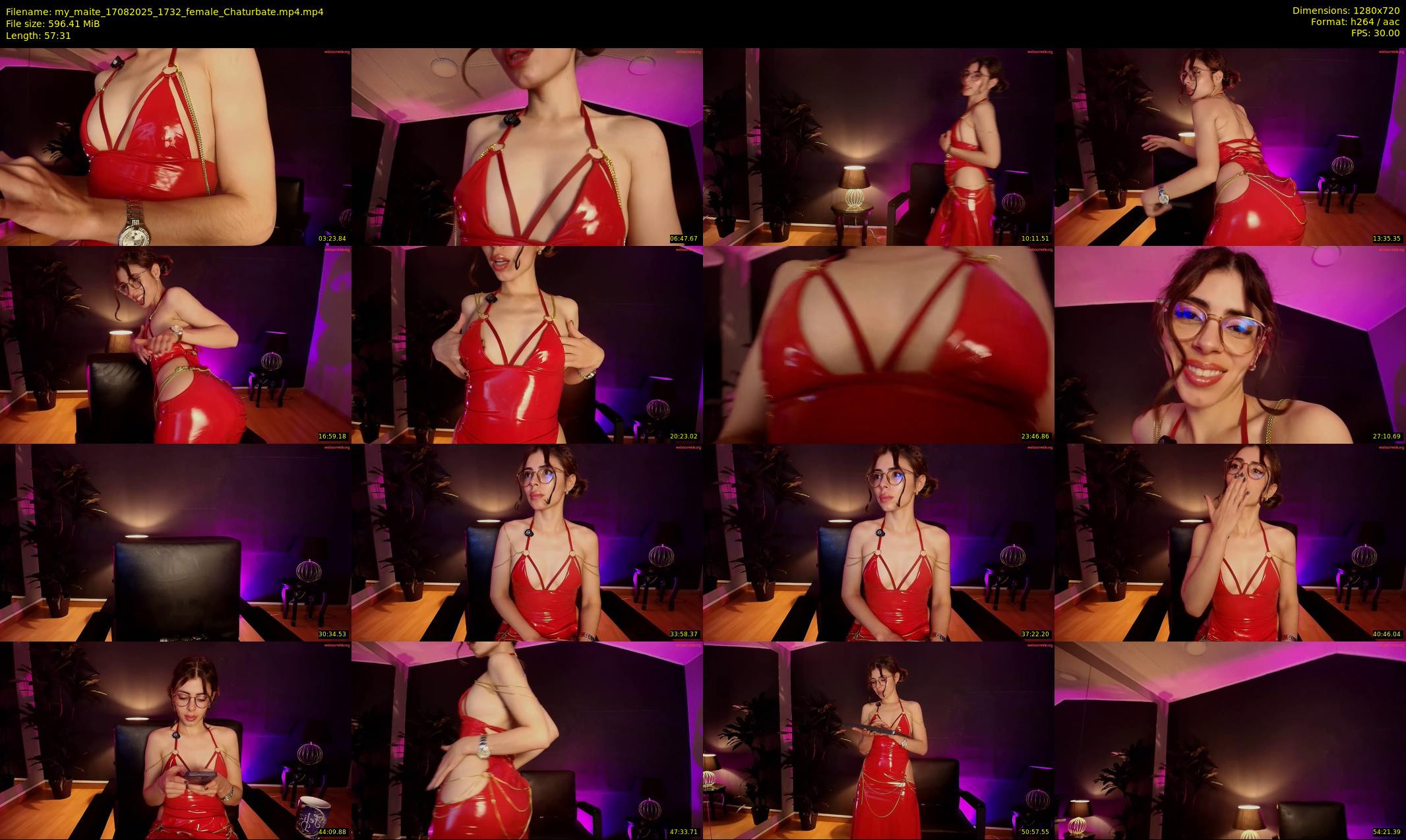 my_maite — 58 minute Chaturbate female cam show recording, 720p, Aug 17, 2025