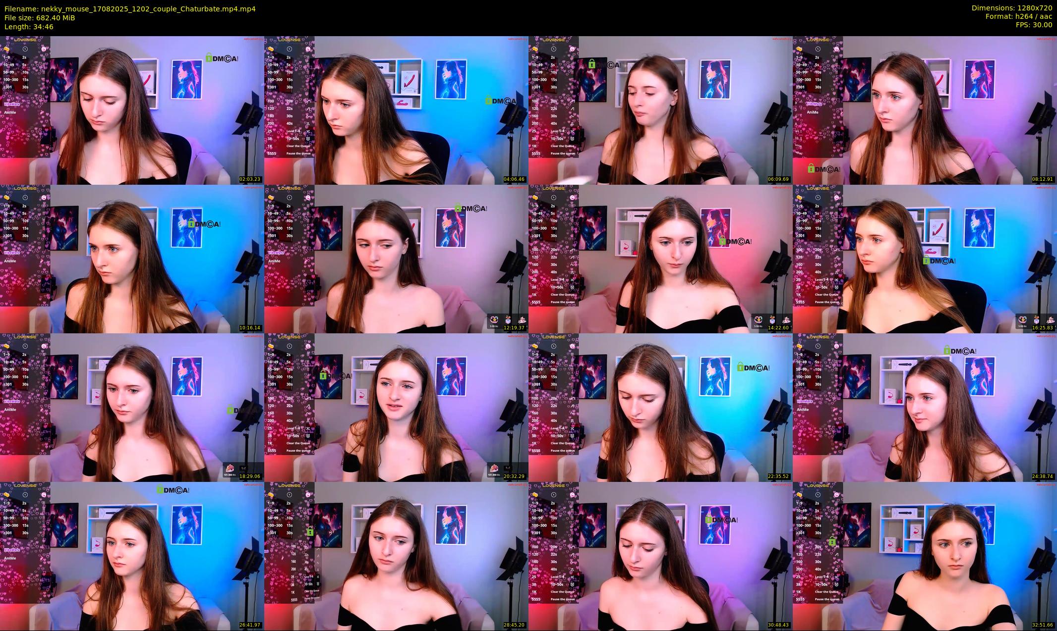 nekky_mouse — 35 minute Chaturbate female cam show recording, 720p, Aug 17, 2025
