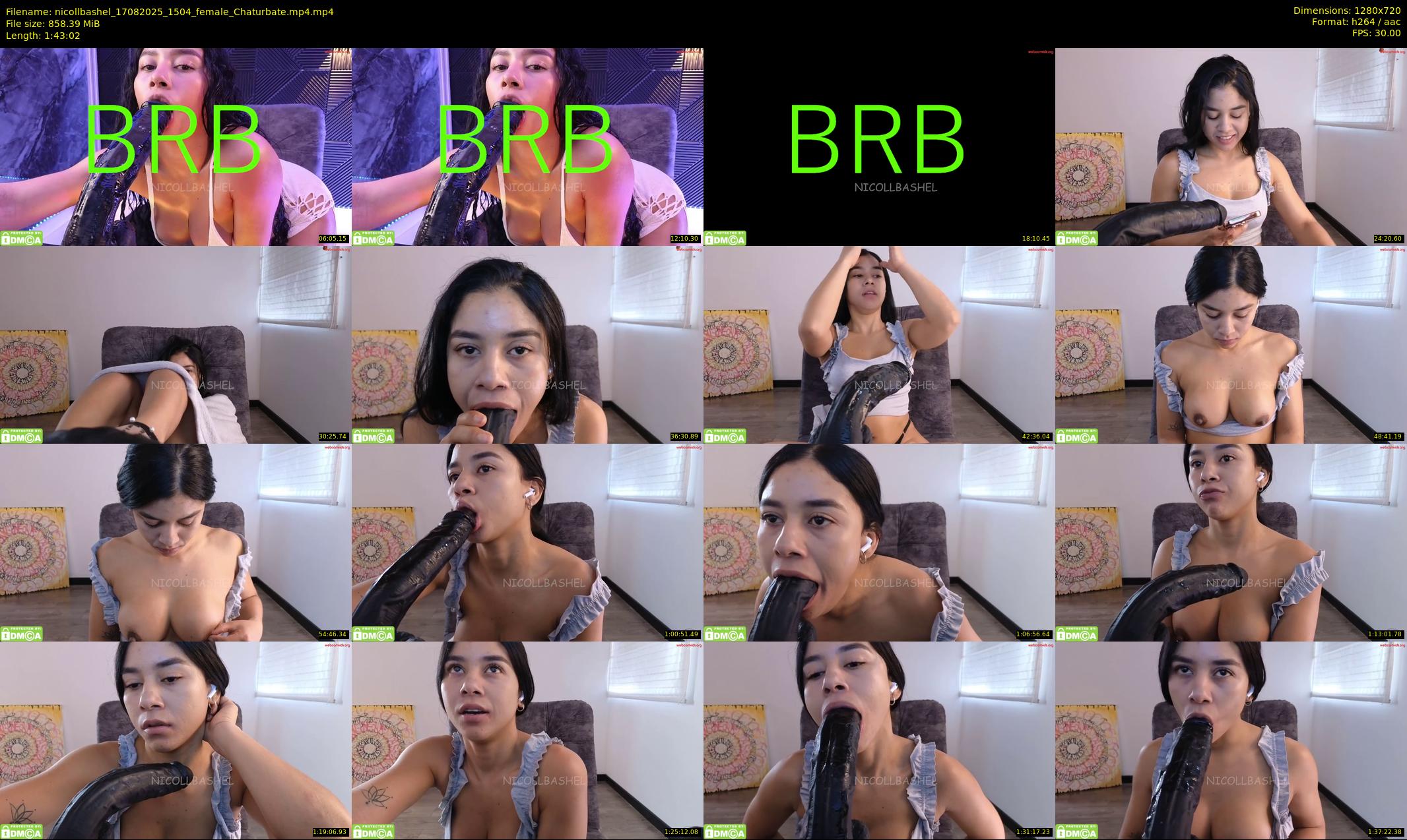 nicollbashel — 104 minute Chaturbate female cam show recording, 720p, Aug 17, 2025