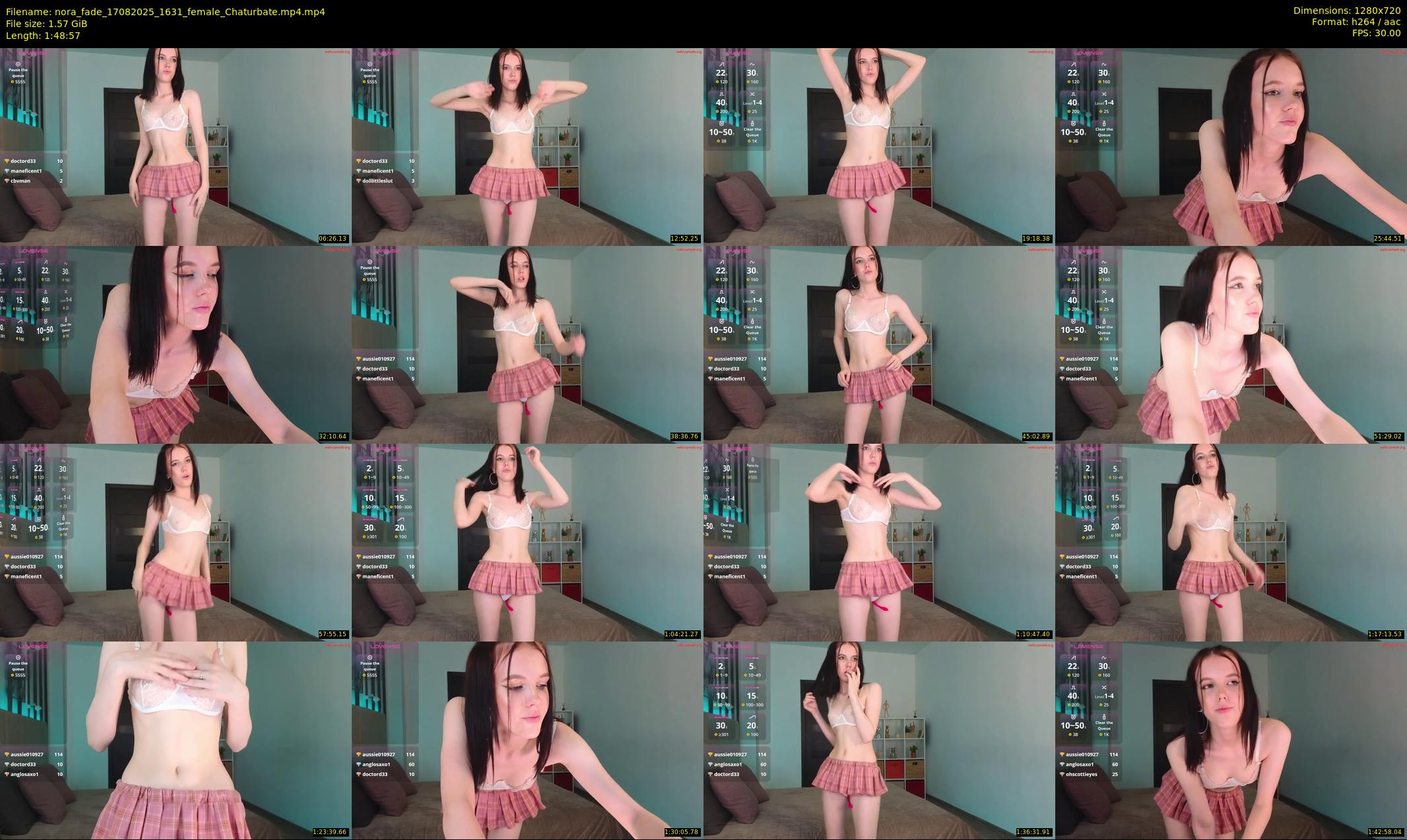 nora_fade — 109 minute Chaturbate female cam show recording, 720p, Aug 17, 2025