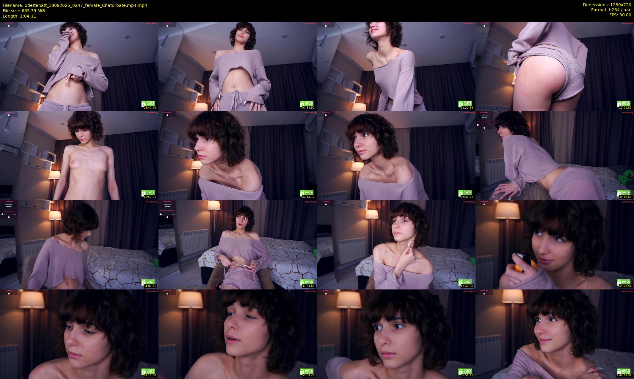 odettehatt — 65 minute Chaturbate female cam show recording, 720p, Aug 18, 2025