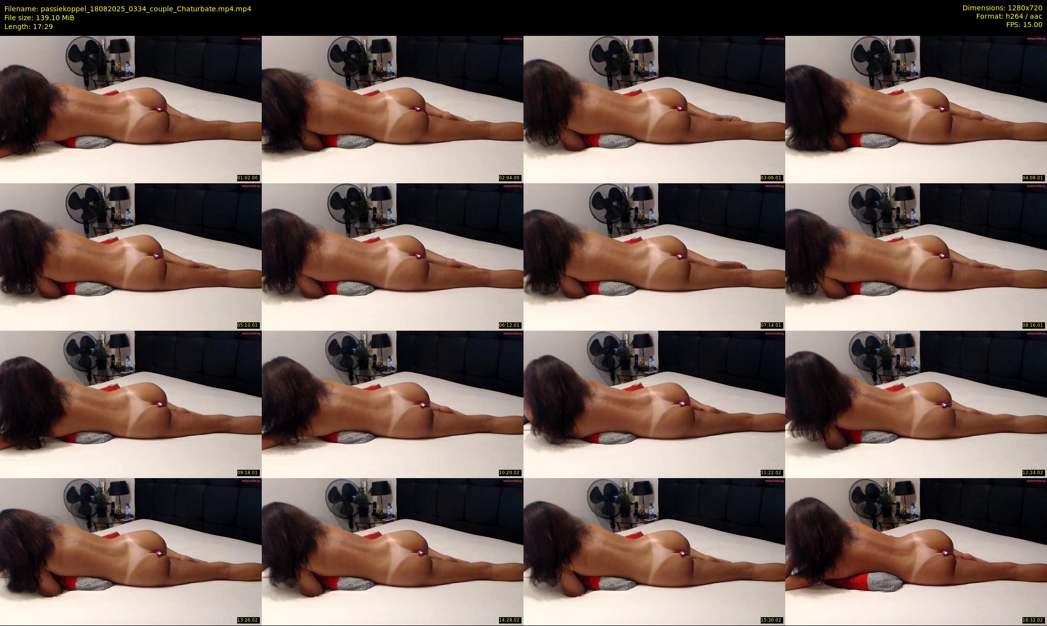 passiekoppel — 18 minute Chaturbate couple cam show recording, 720p, Aug 18, 2025