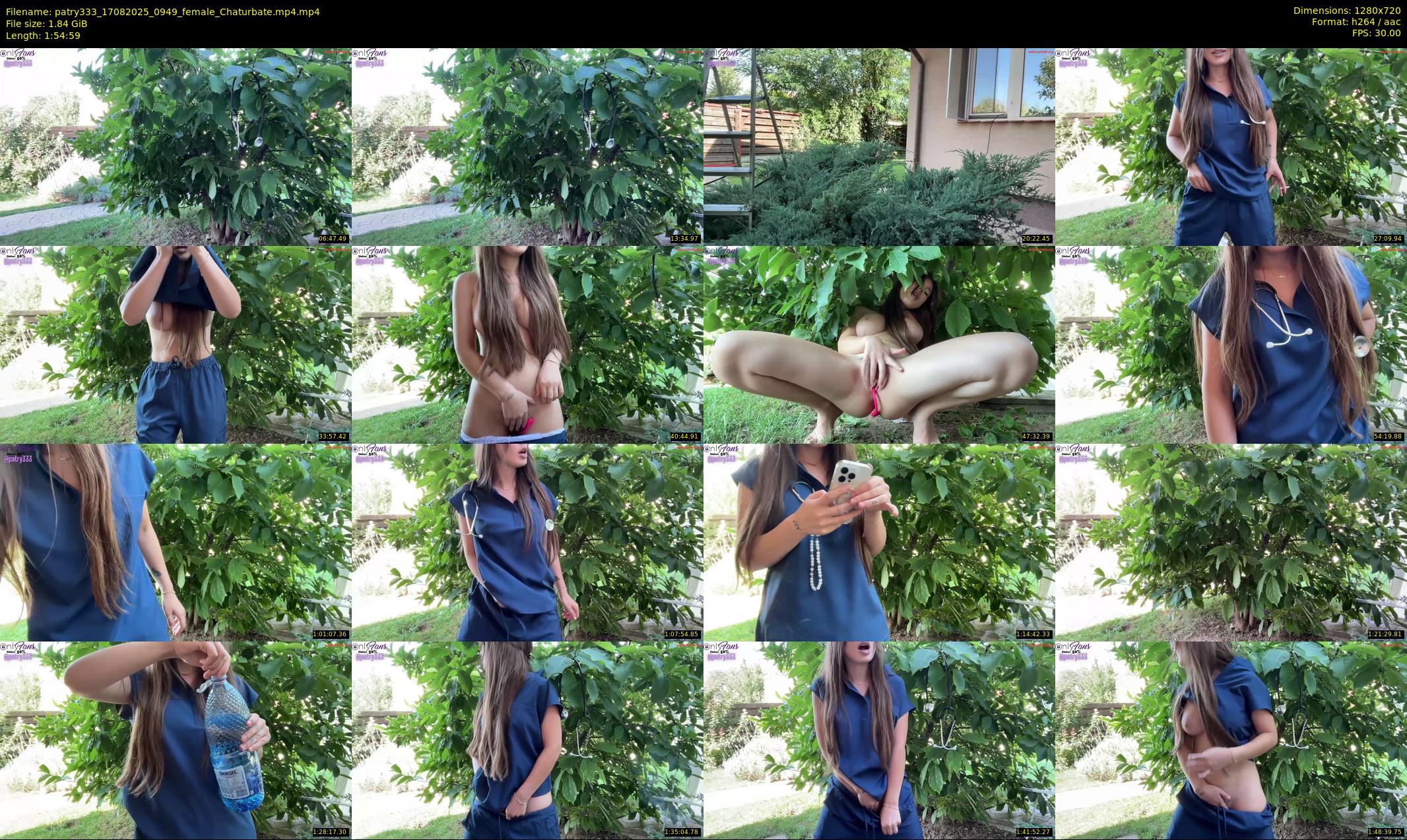 patry333 — 115 minute Chaturbate female cam show recording, 720p, Aug 17, 2025