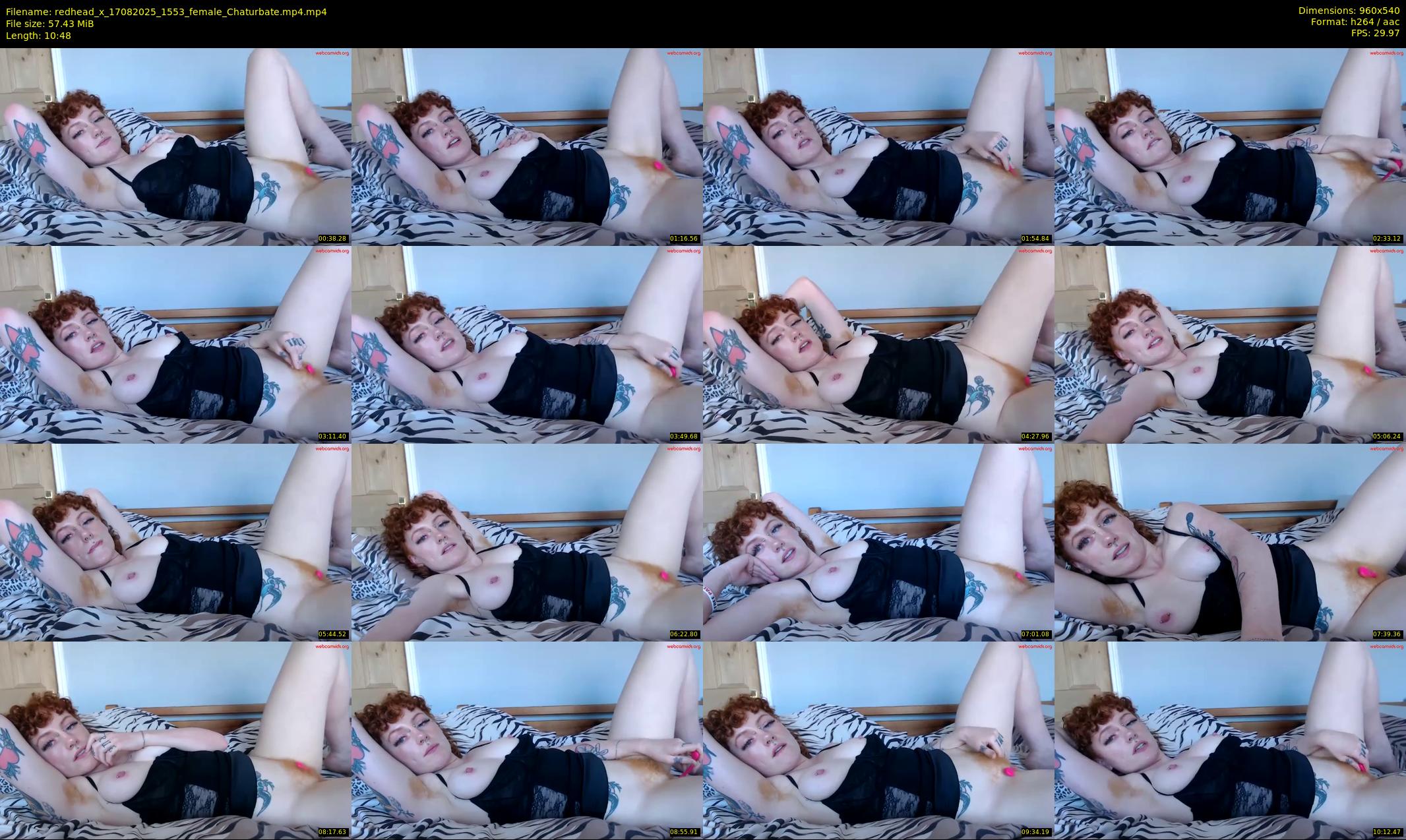 redhead_x — 11 minute Chaturbate female cam show recording, 480p, Aug 17, 2025