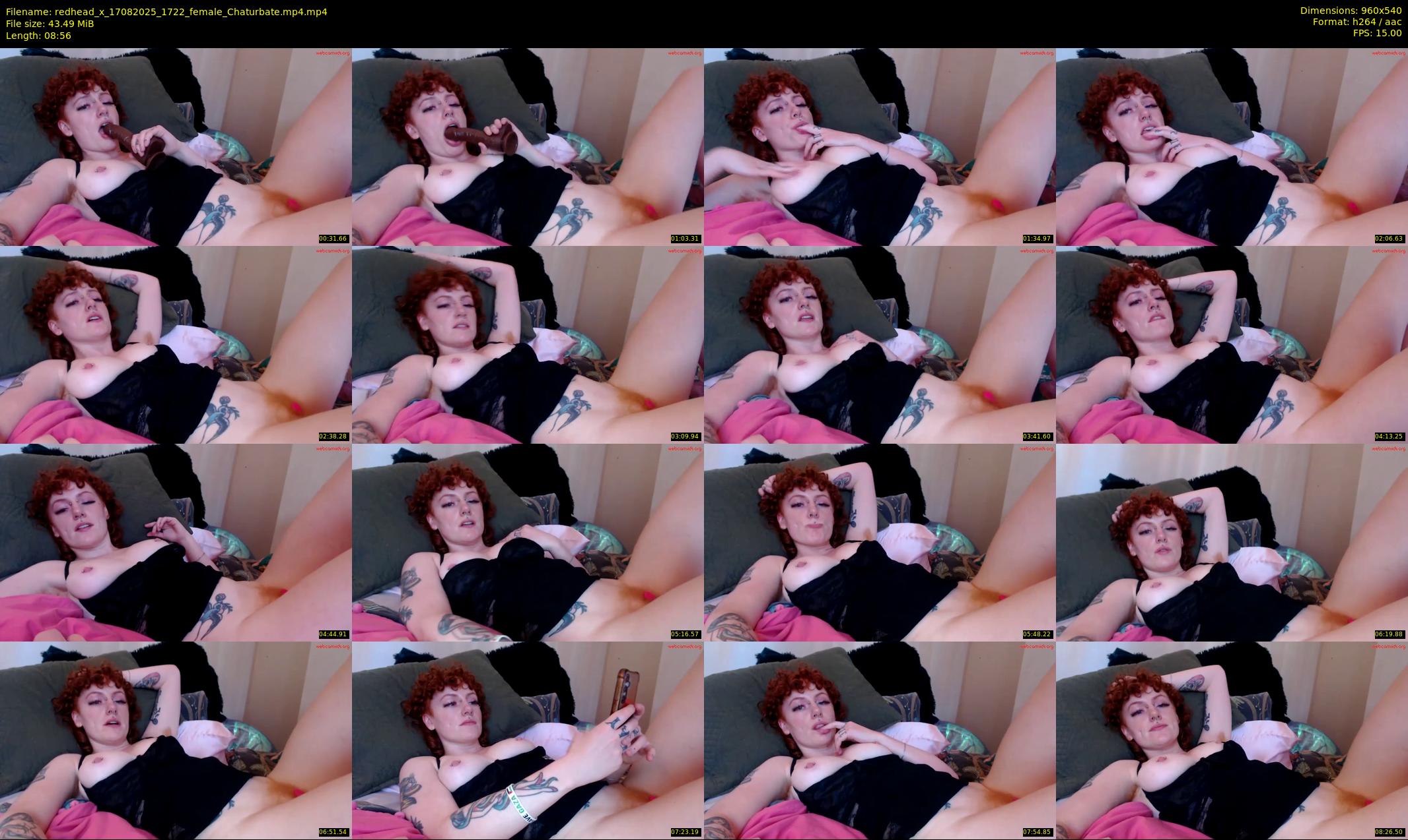 redhead_x — 9 minute Chaturbate female cam show recording, 480p, Aug 17, 2025