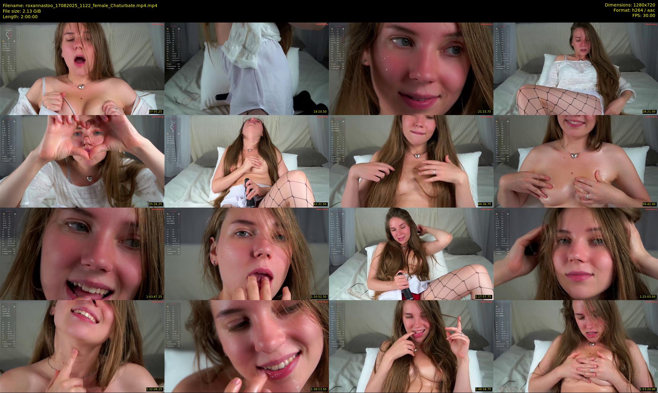 roxannastoo — 120 minute Chaturbate female cam show recording, 720p, Aug 17, 2025