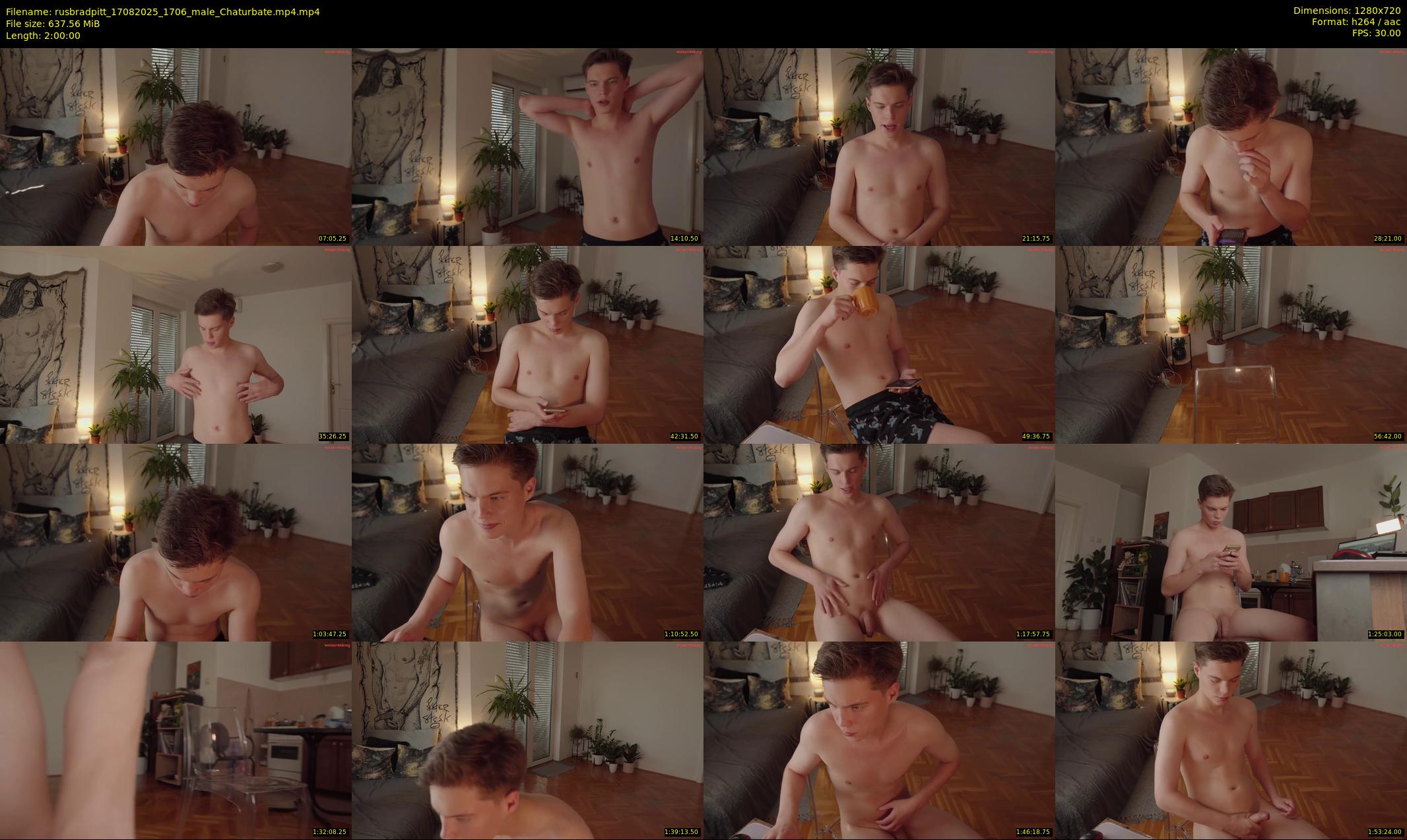rusbradpitt — 120 minute Chaturbate male cam show recording, 720p, Aug 17, 2025