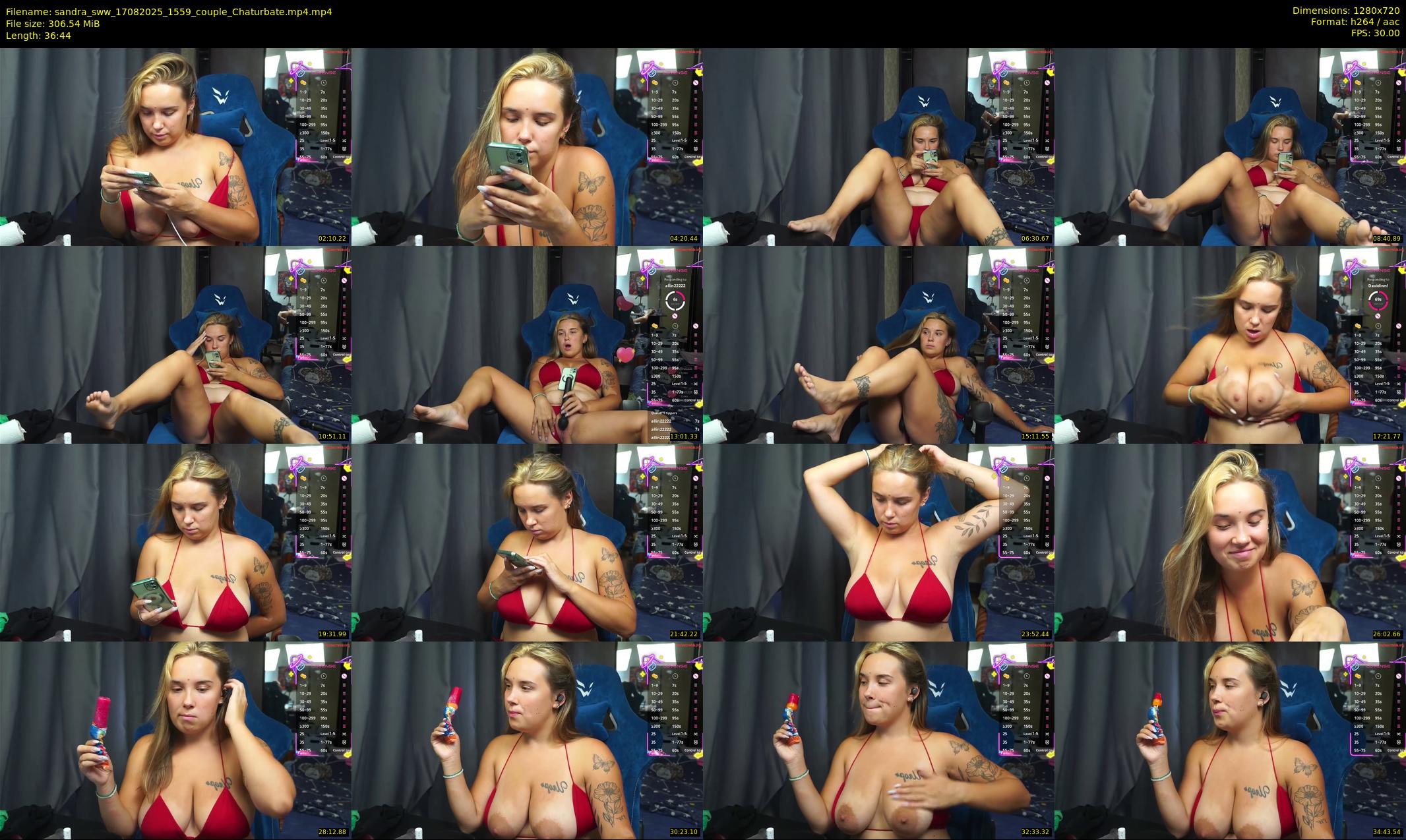 sandra_sww — 37 minute Chaturbate couple cam show recording, 720p, Aug 17, 2025