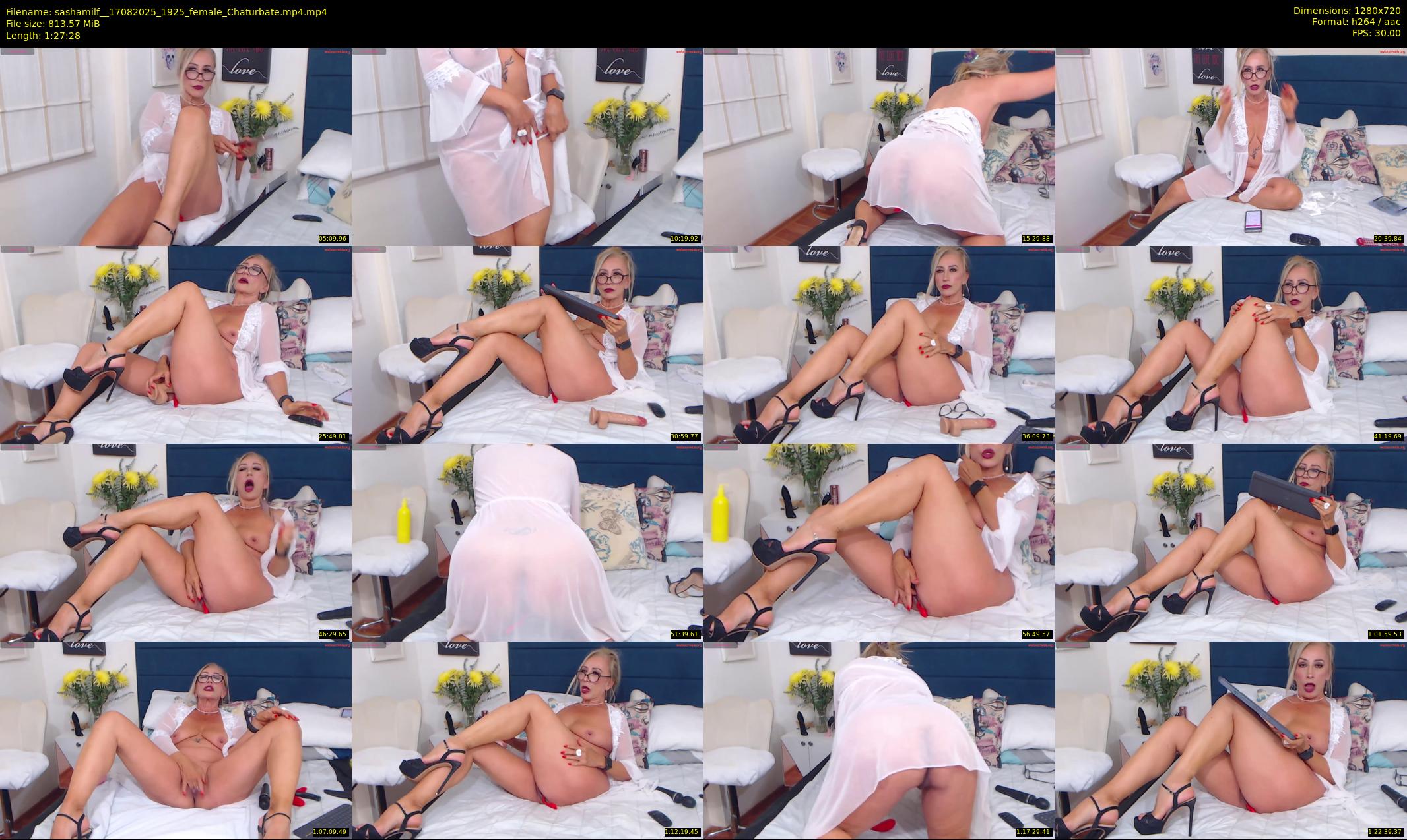 sashamilf_ — 88 minute Chaturbate female cam show recording, 720p, Aug 17, 2025