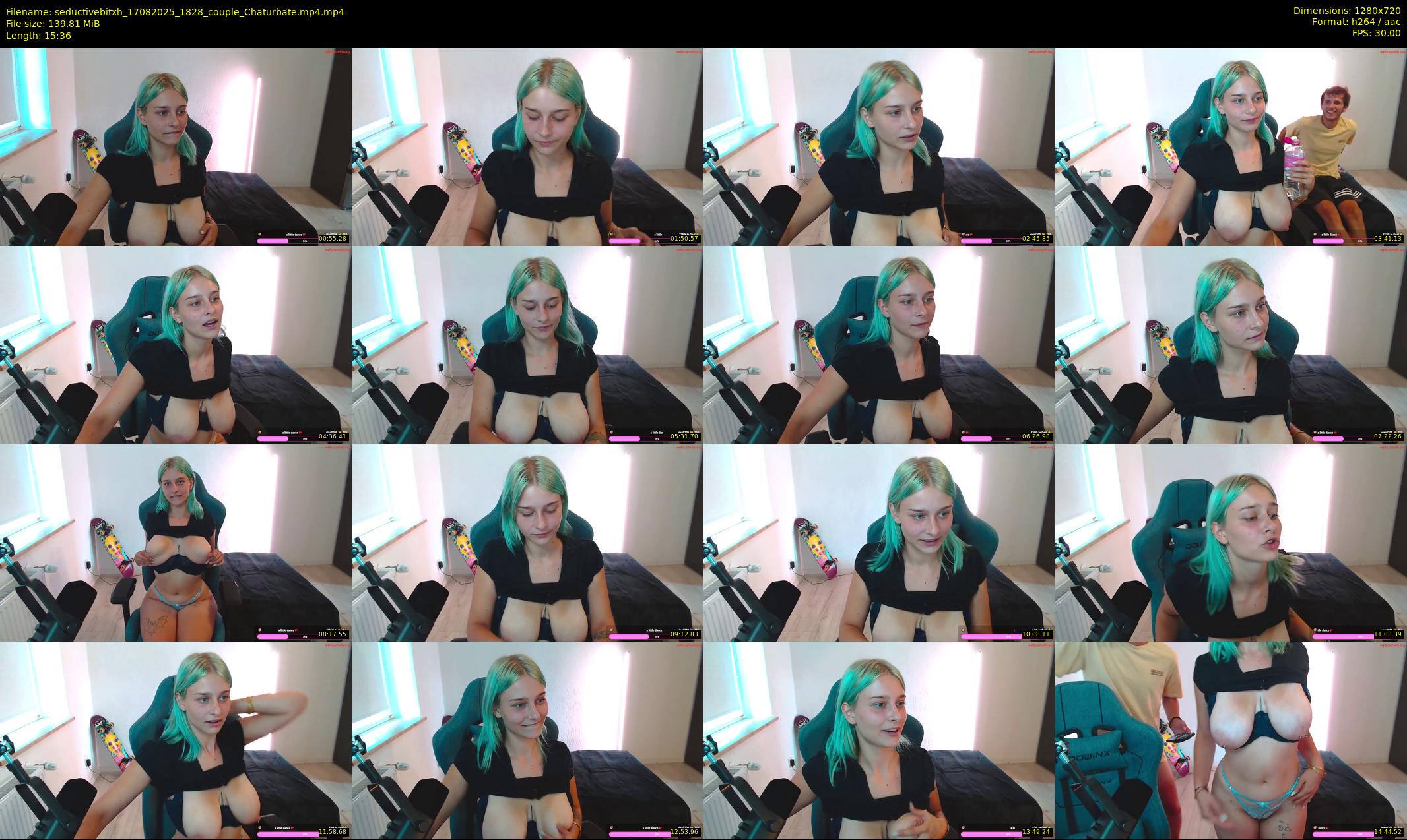 seductivebitxh — 16 minute Chaturbate couple cam show recording, 720p, Aug 17, 2025