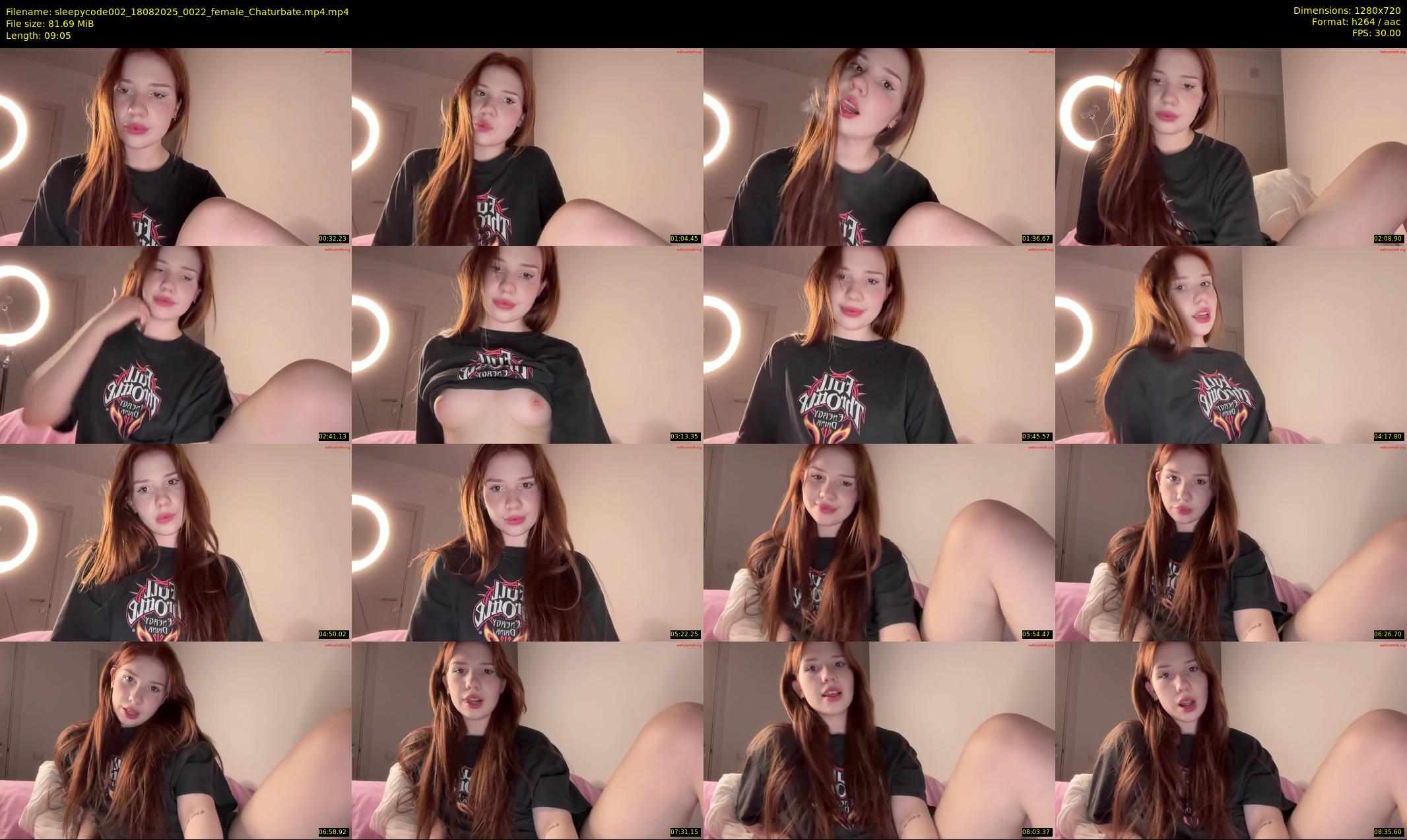 sleepycode002 — 10 minute Chaturbate female cam show recording, 720p, Aug 18, 2025
