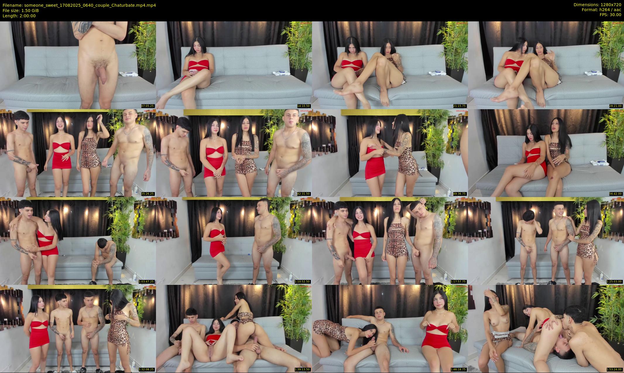 someone_sweet — 120 minute Chaturbate couple cam show recording, 720p, Aug 17, 2025