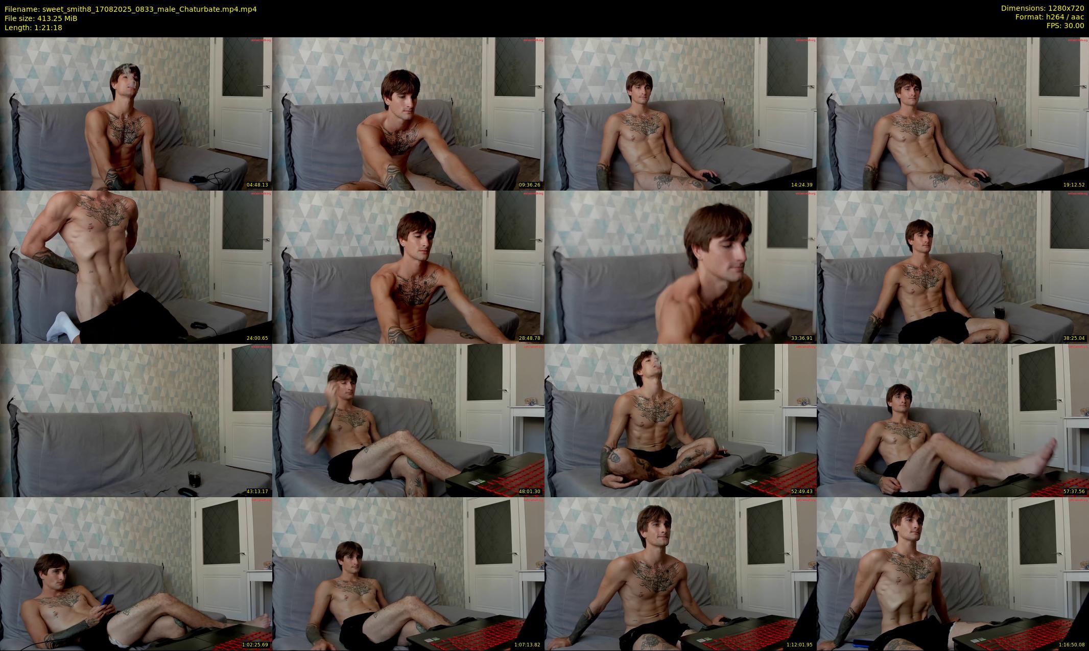 sweet_smith8 — 82 minute Chaturbate male cam show recording, 720p, Aug 17, 2025