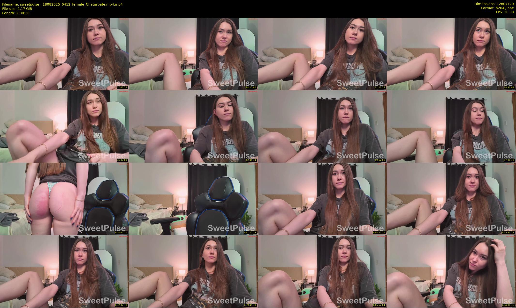 sweetpulse_ — 121 minute Chaturbate female cam show recording, 720p, Aug 18, 2025