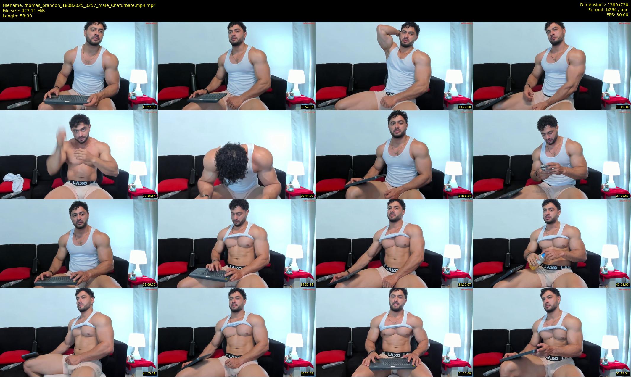 thomas_brandon — 59 minute Chaturbate male cam show recording, 720p, Aug 18, 2025
