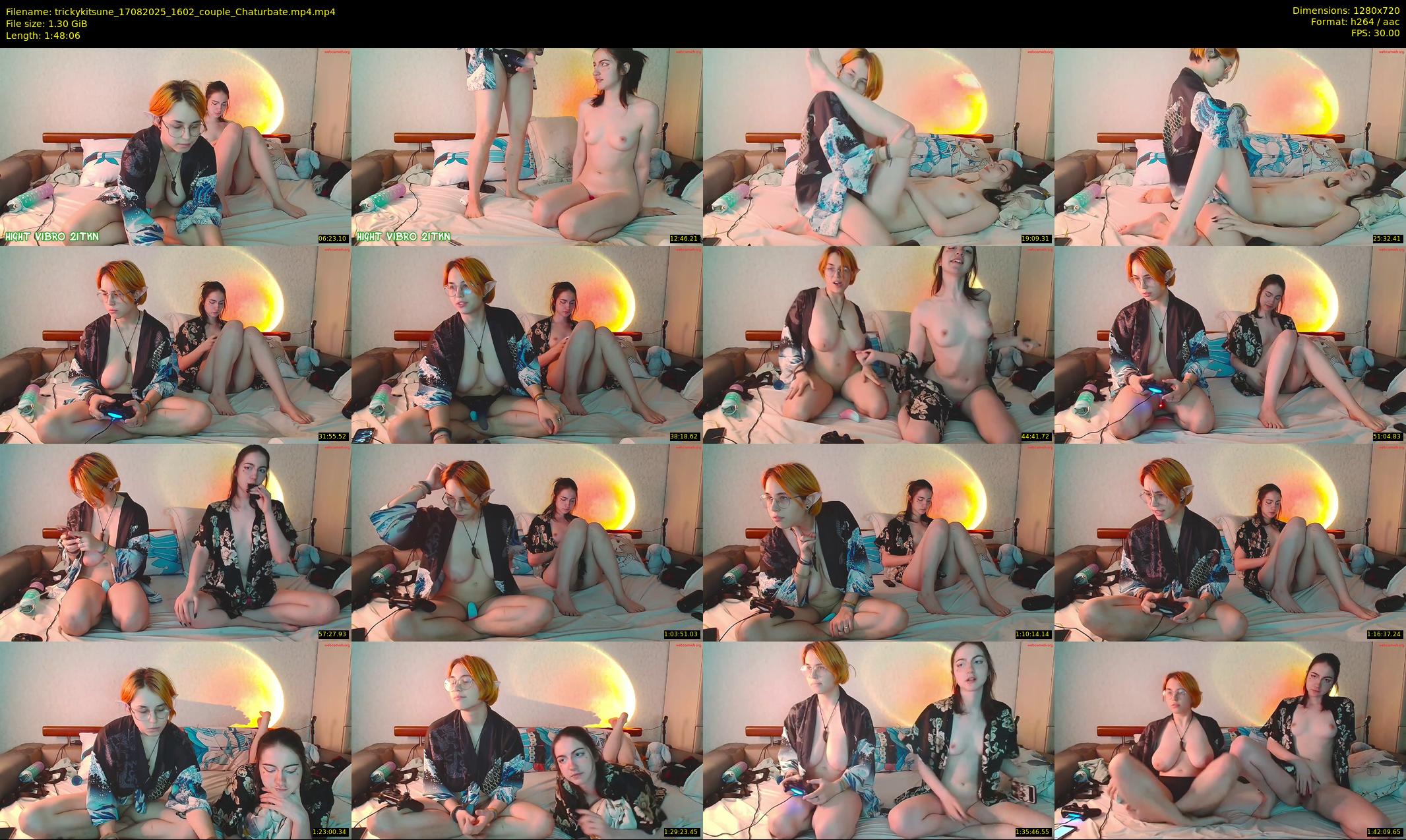 trickykitsune — 109 minute Chaturbate female cam show recording, 720p, Aug 17, 2025