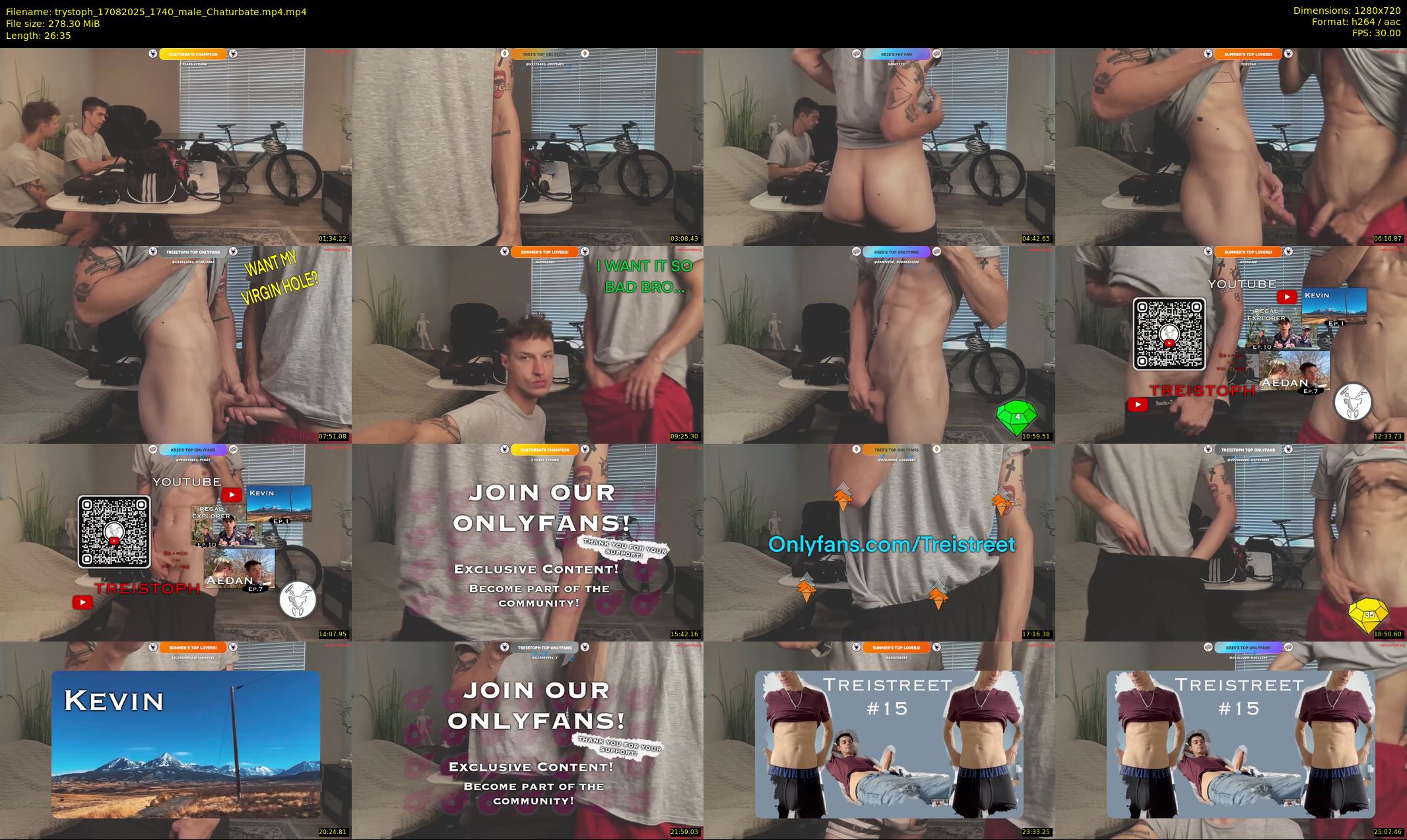 trystoph — 27 minute Chaturbate male cam show recording, 720p, Aug 17, 2025