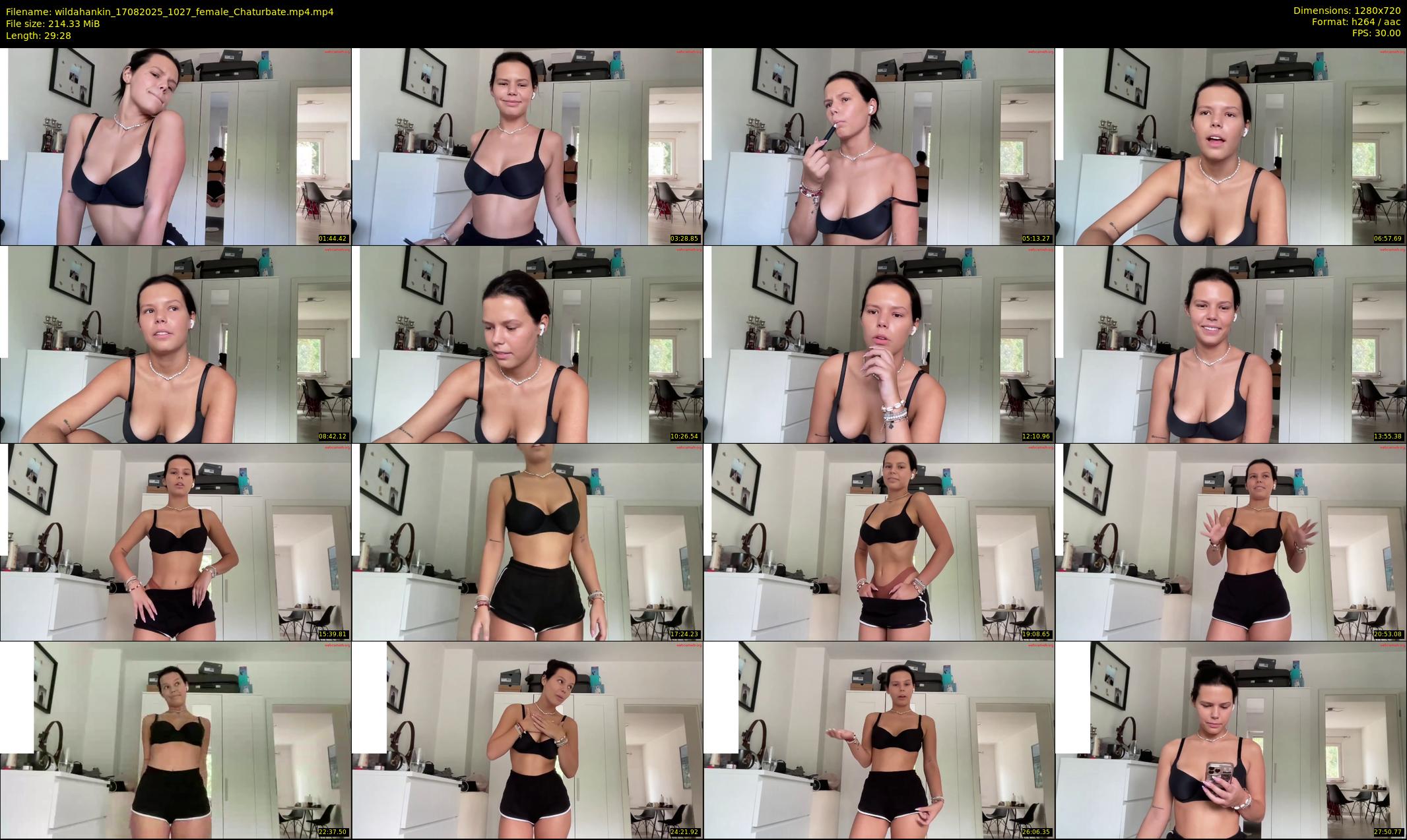 wildahankin — 30 minute Chaturbate female cam show recording, 720p, Aug 17, 2025