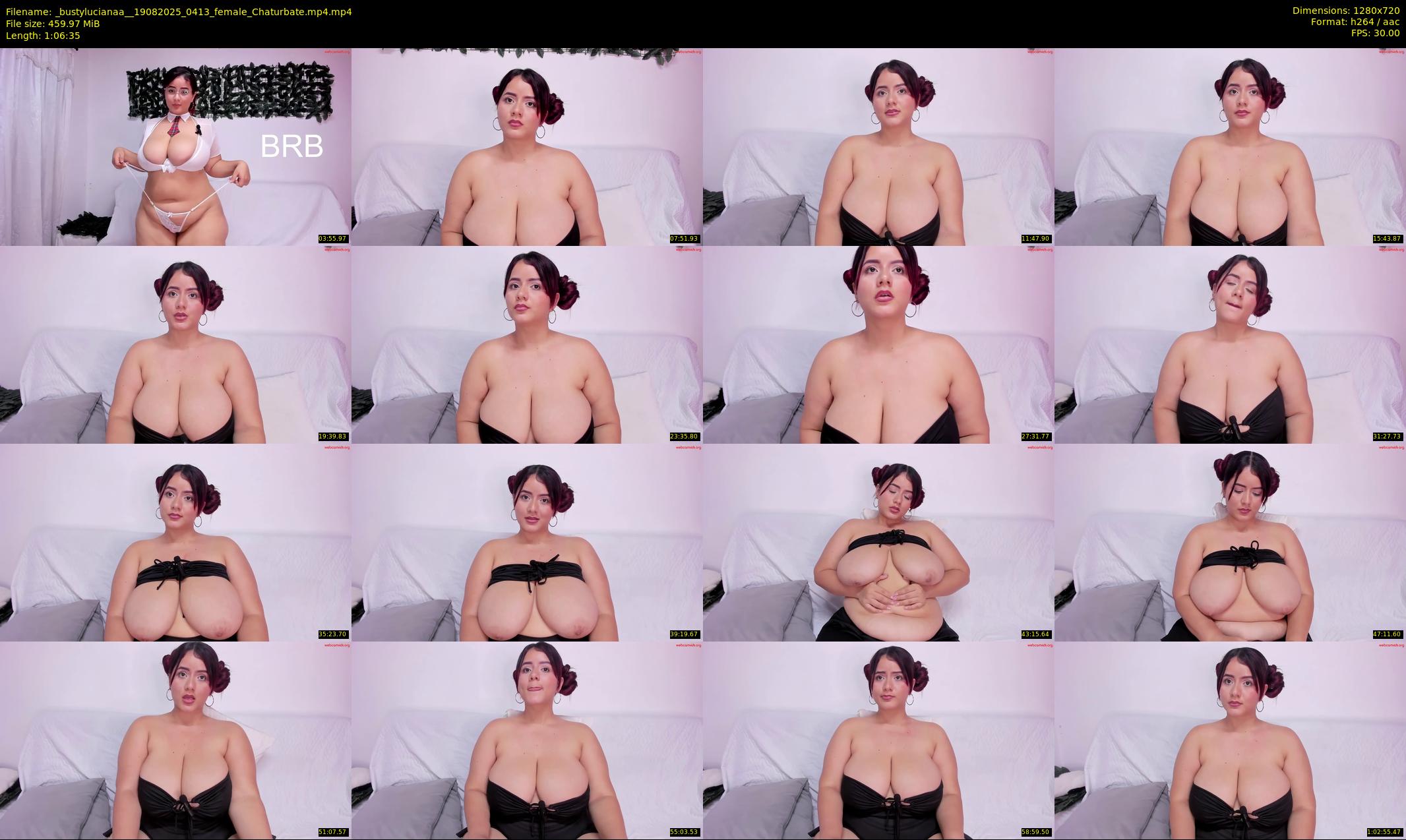 _bustylucianaa_ — 67 minute Chaturbate female cam show recording, 720p, Aug 19, 2025