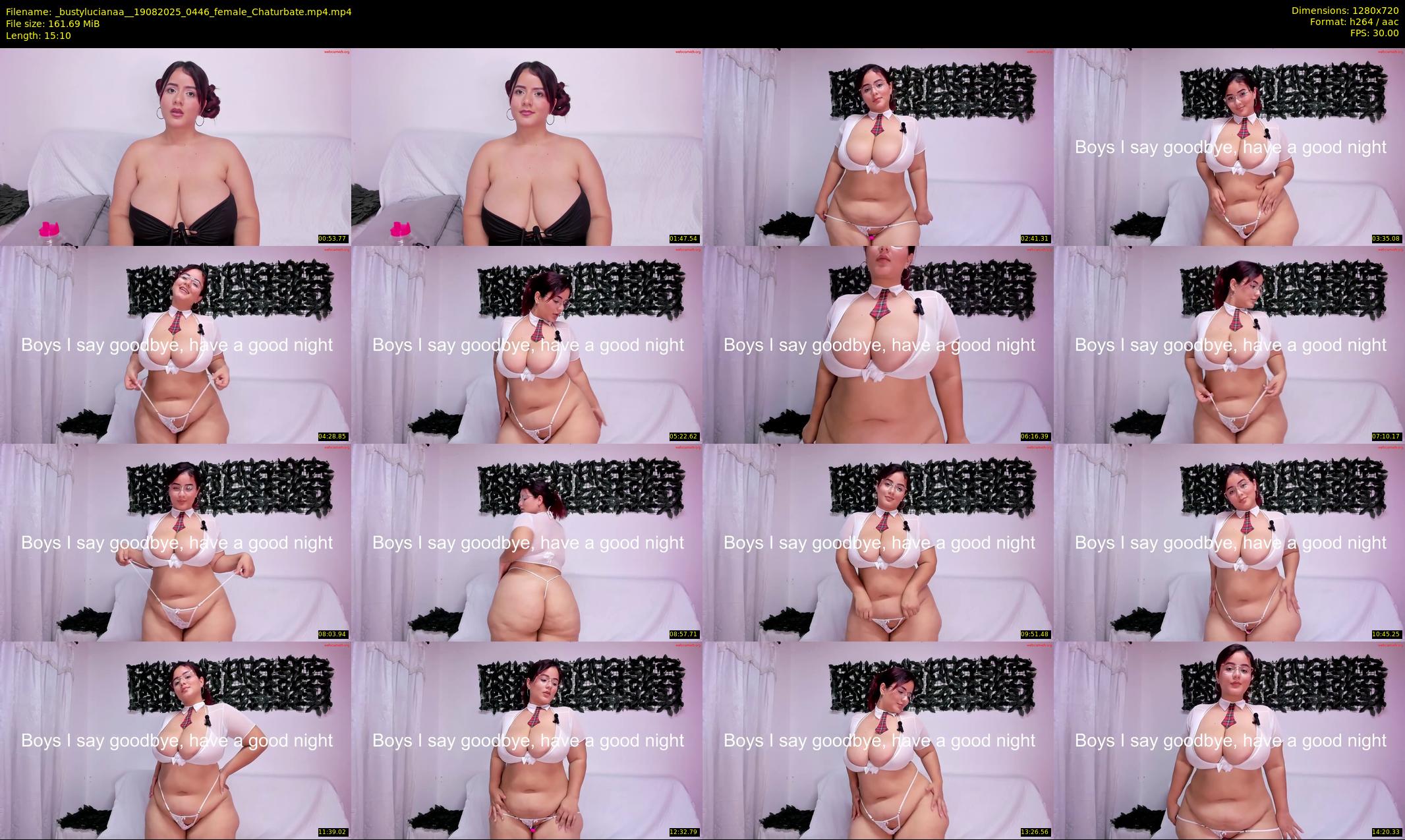 _bustylucianaa_ — 16 minute Chaturbate female cam show recording, 720p, Aug 19, 2025