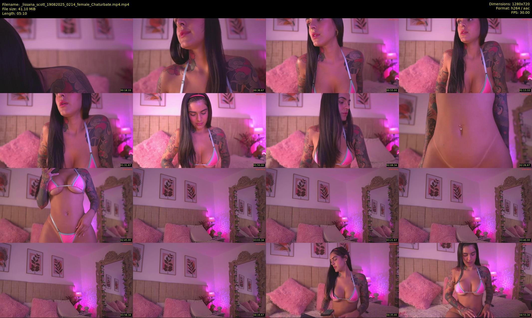 _lissana_scott — 6 minute Chaturbate female cam show recording, 720p, Aug 19, 2025