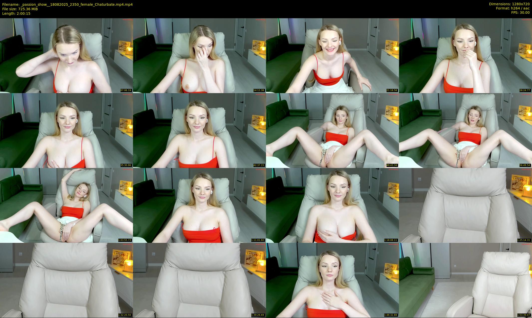 _passion_show_ — 121 minute Chaturbate couple cam show recording, 720p, Aug 18, 2025