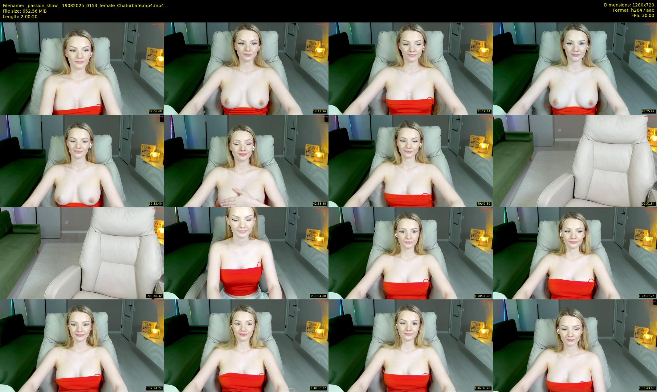 _passion_show_ — 121 minute Chaturbate couple cam show recording, 720p, Aug 19, 2025