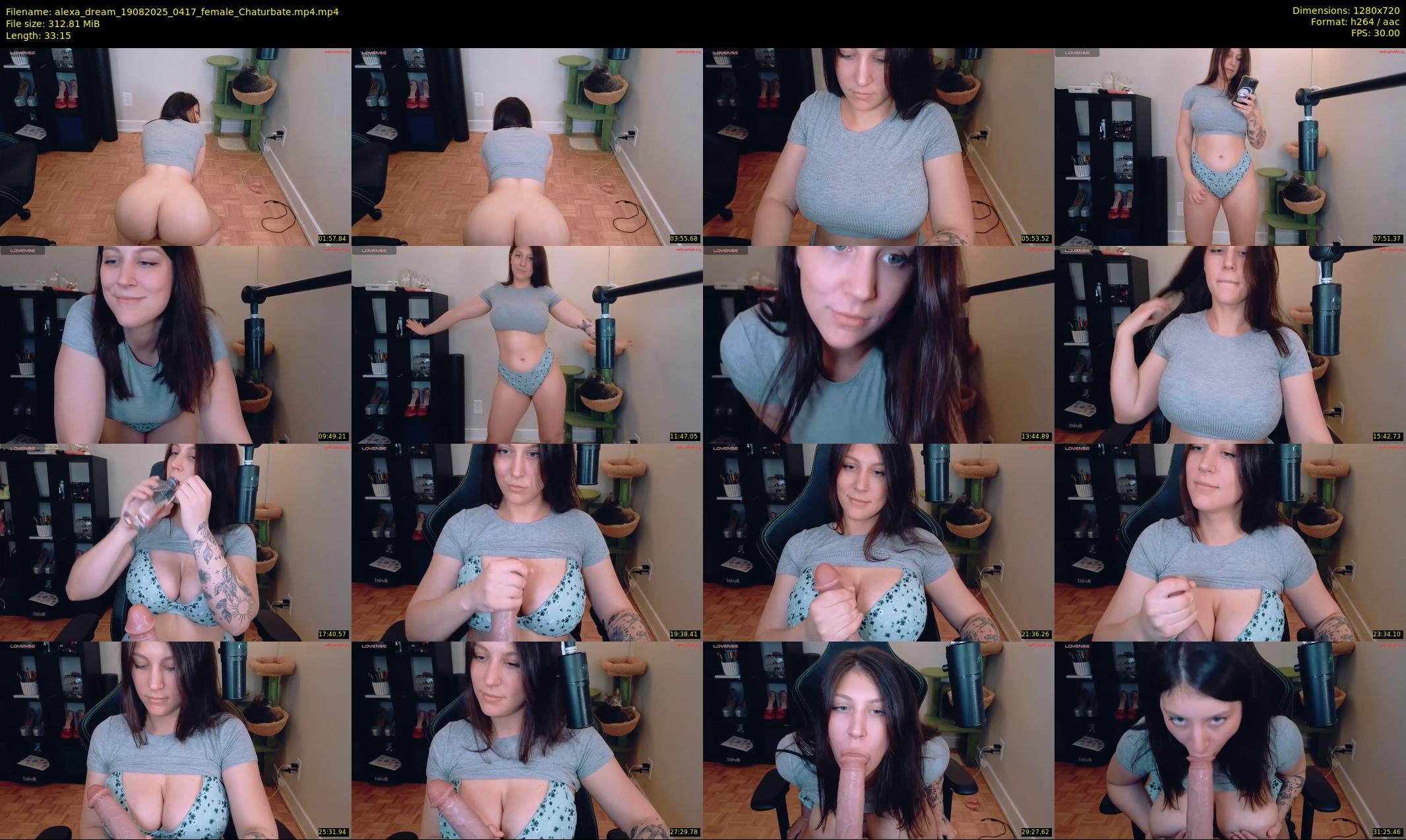 alexa_dream — 34 minute Chaturbate female cam show recording, 720p, Aug 19, 2025