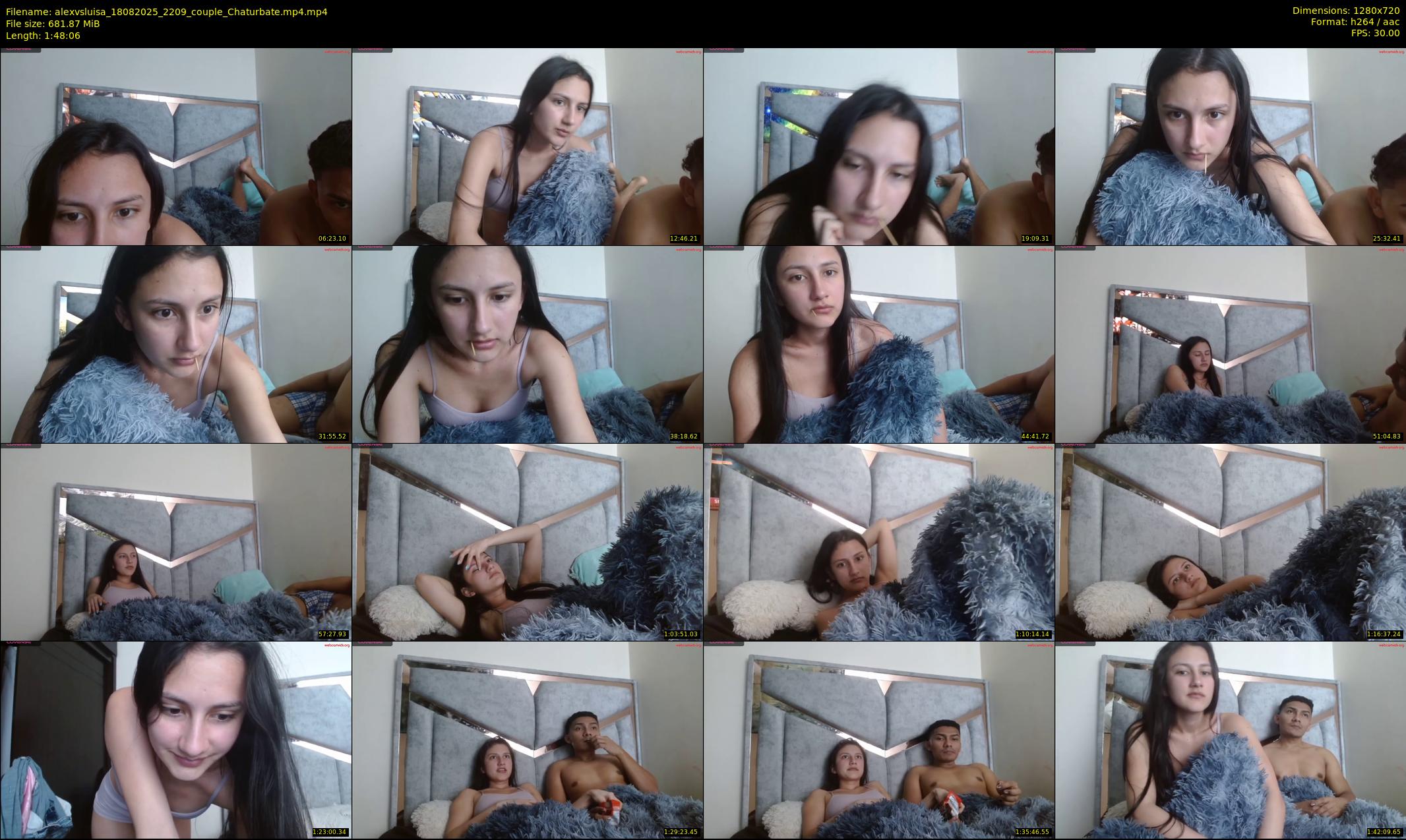 alexvsluisa — 109 minute Chaturbate couple cam show recording, 720p, Aug 18, 2025