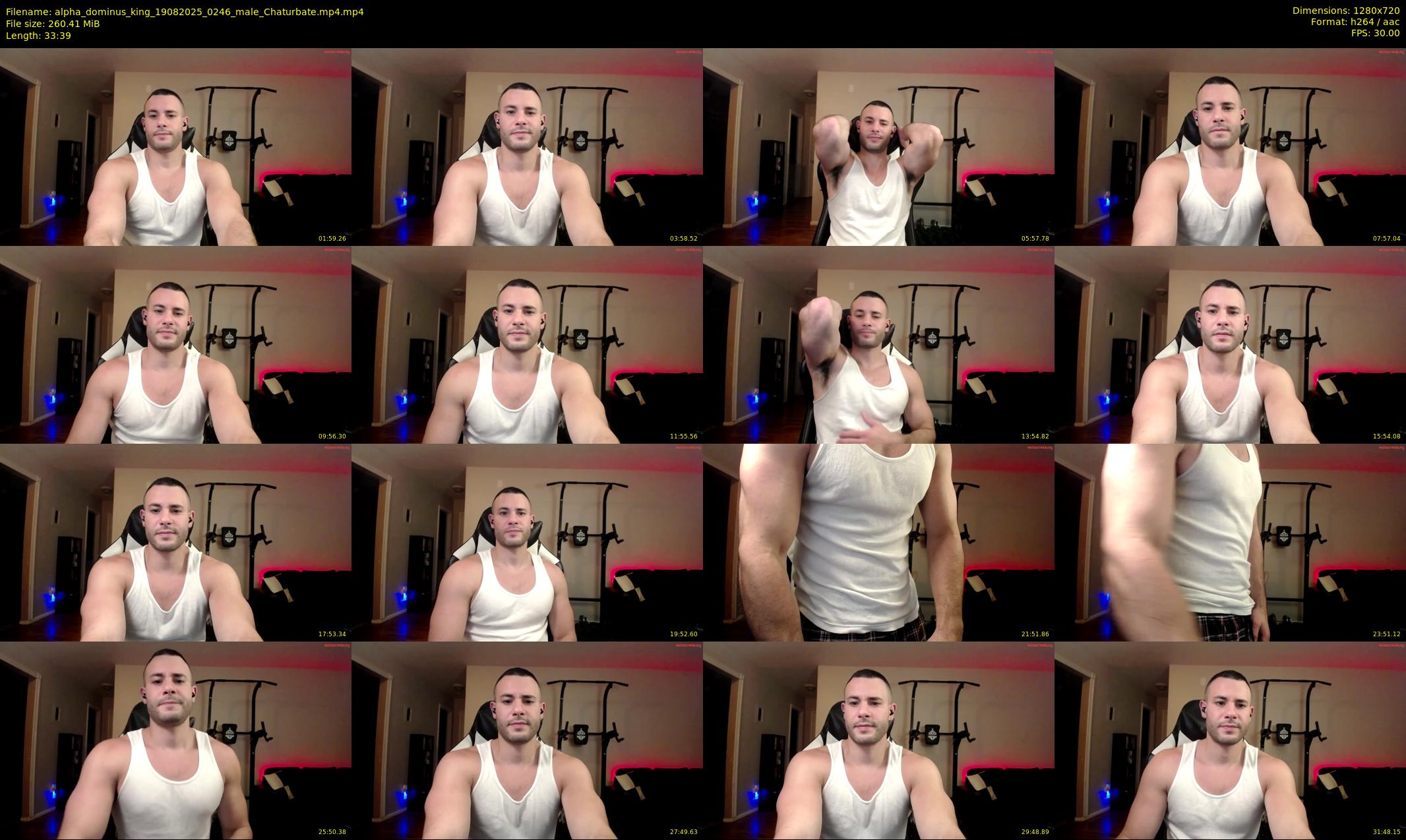 alpha_dominus_king — 34 minute Chaturbate male cam show recording, 720p, Aug 19, 2025