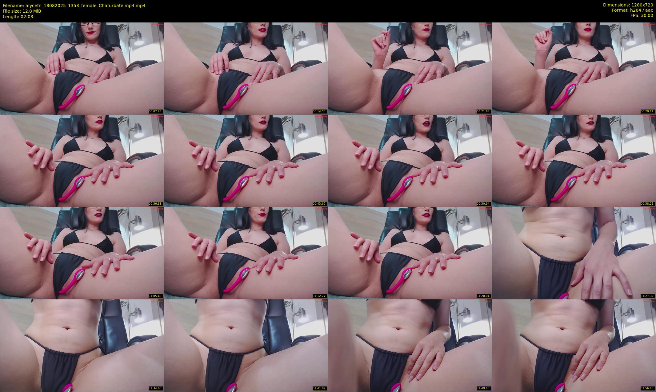 alycetn — 3 minute Chaturbate female cam show recording, 720p, Aug 18, 2025