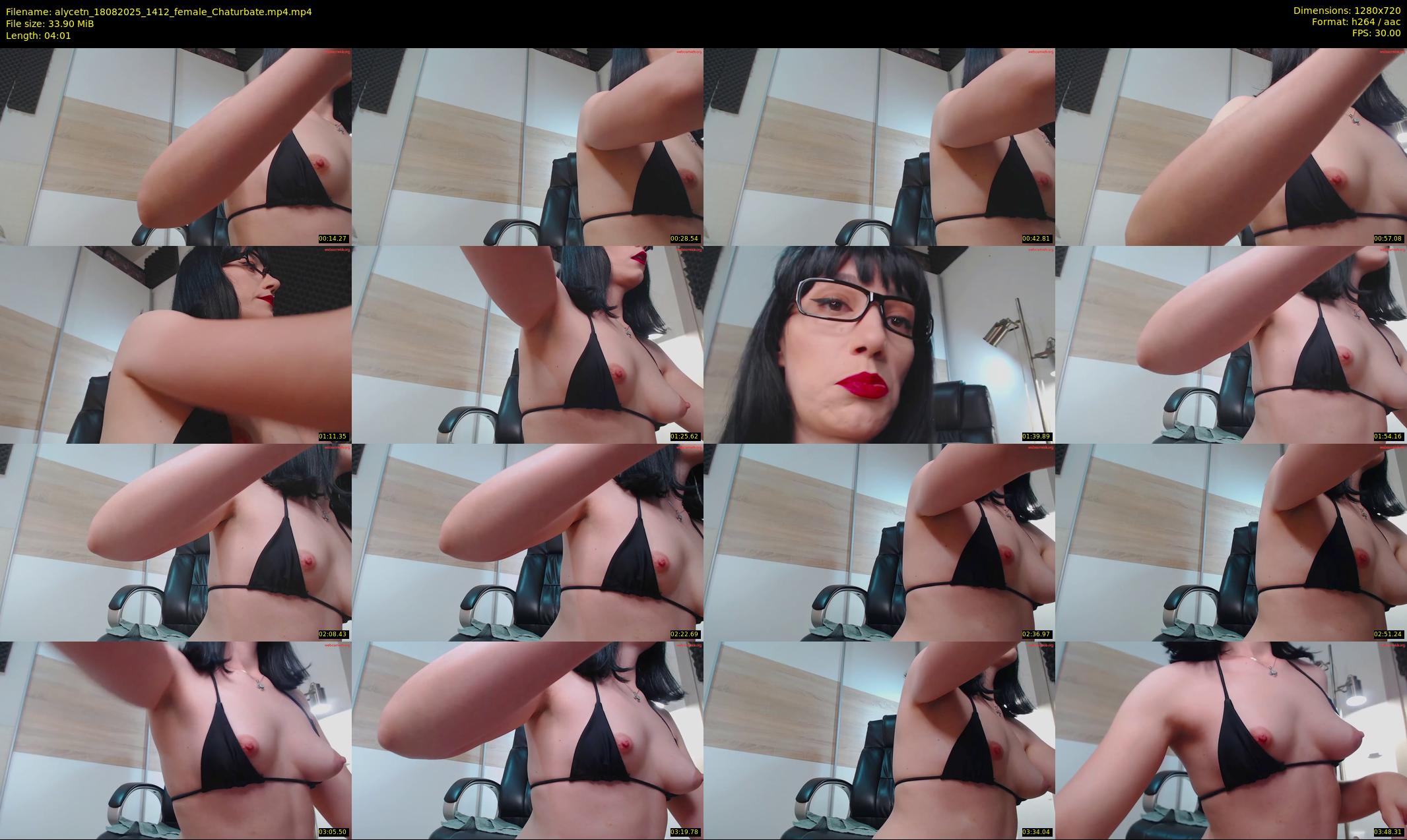 alycetn — 5 minute Chaturbate female cam show recording, 720p, Aug 18, 2025