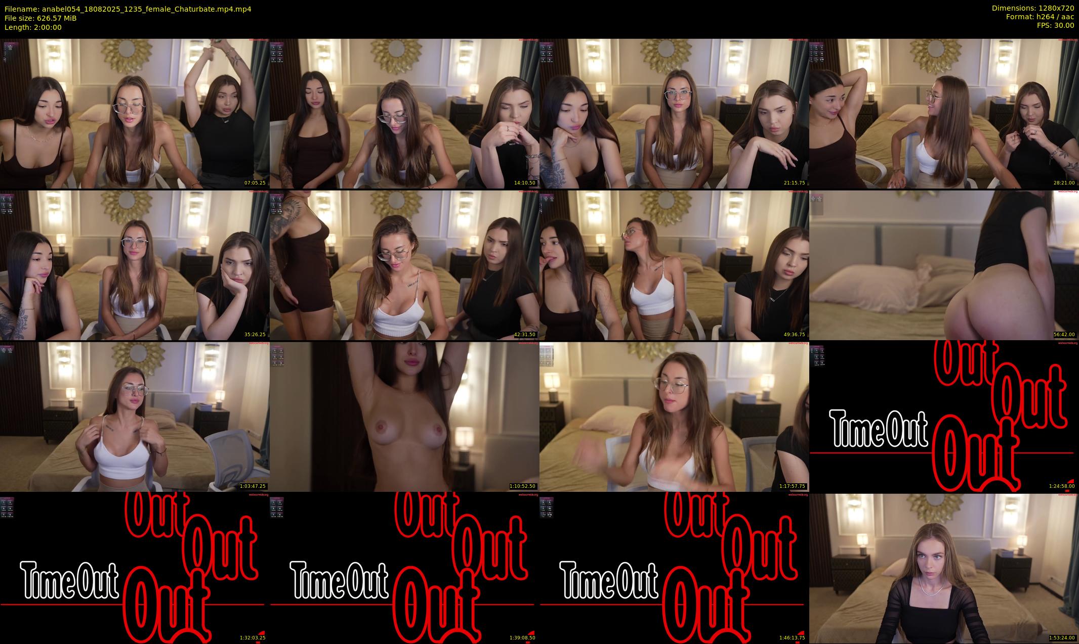 anabel054 — 120 minute Chaturbate female cam show recording, 720p, Aug 18, 2025