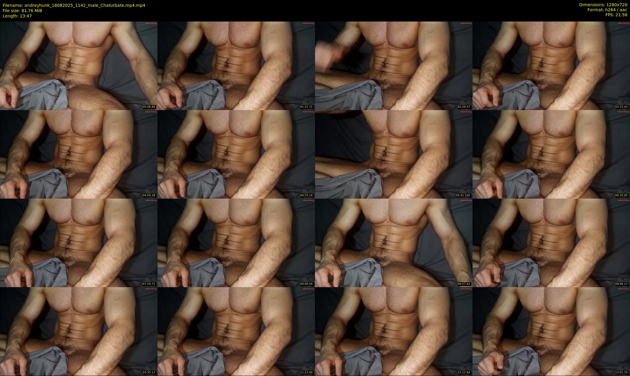 andreyhunk — 14 minute Chaturbate male cam show recording, 720p, Aug 18, 2025