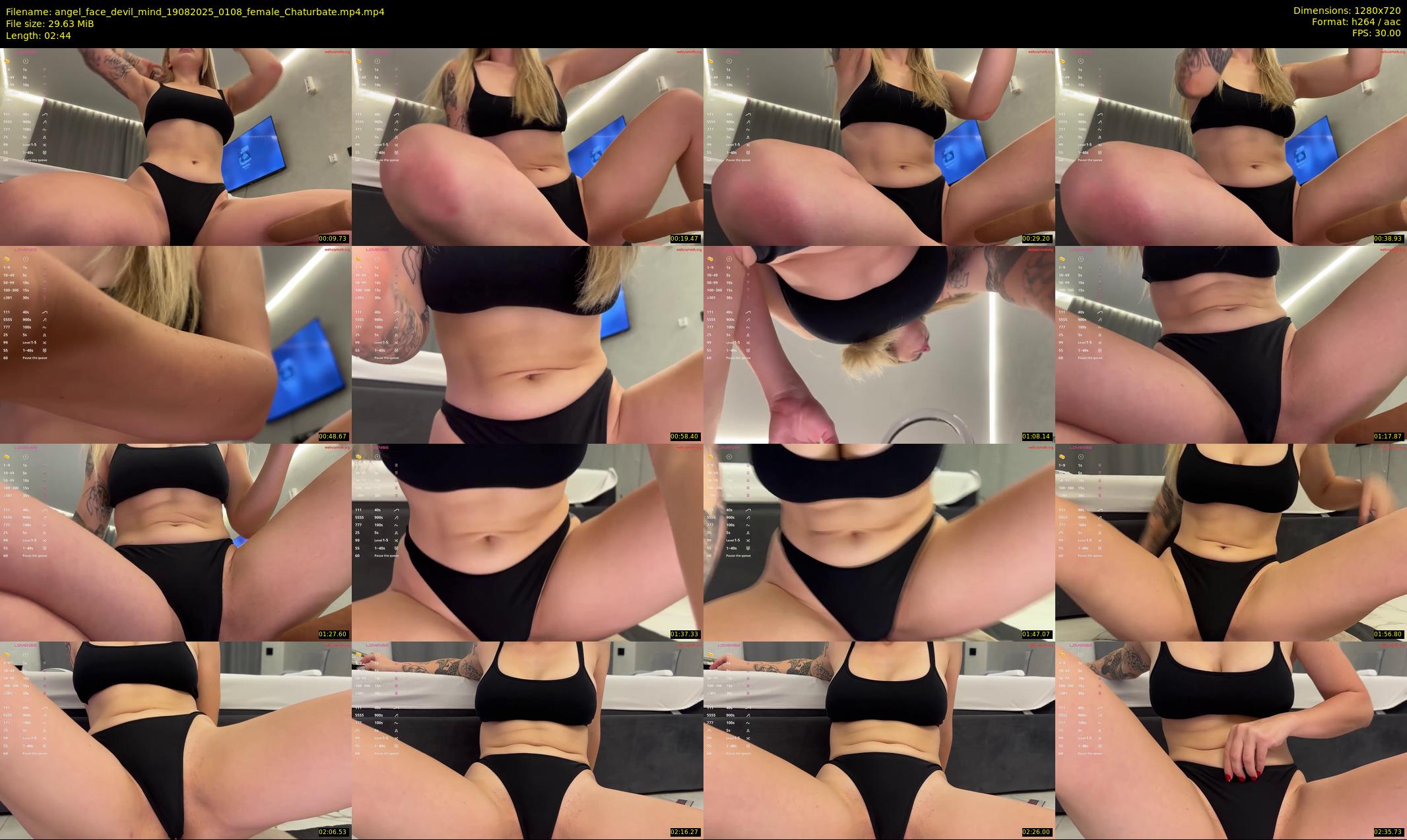 angel_face_devil_mind — 3 minute Chaturbate female cam show recording, 720p, Aug 19, 2025