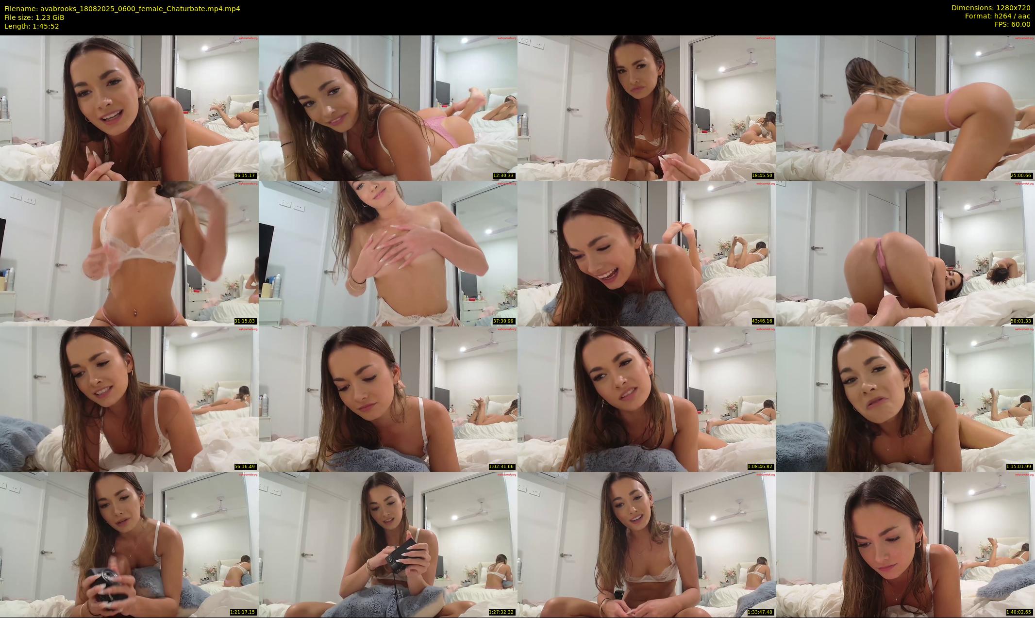 avabrooks — 106 minute Chaturbate female cam show recording, 720p, Aug 18, 2025