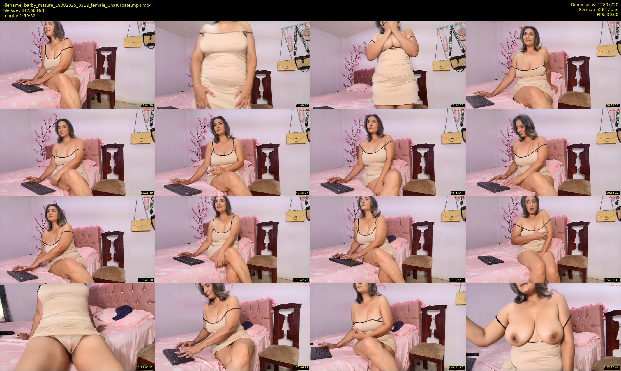 barby_mature — 120 minute Chaturbate female cam show recording, 720p, Aug 19, 2025